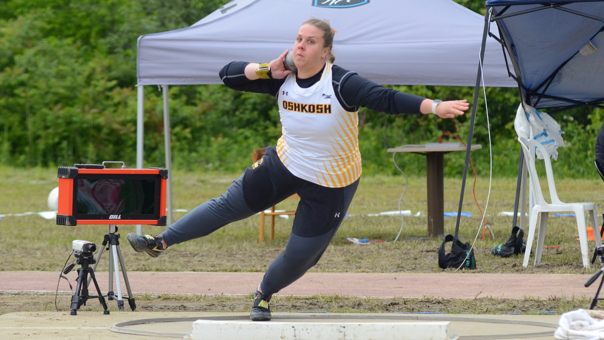 2025 Brenna Masloroff Action Shot, NCAA Outdoor