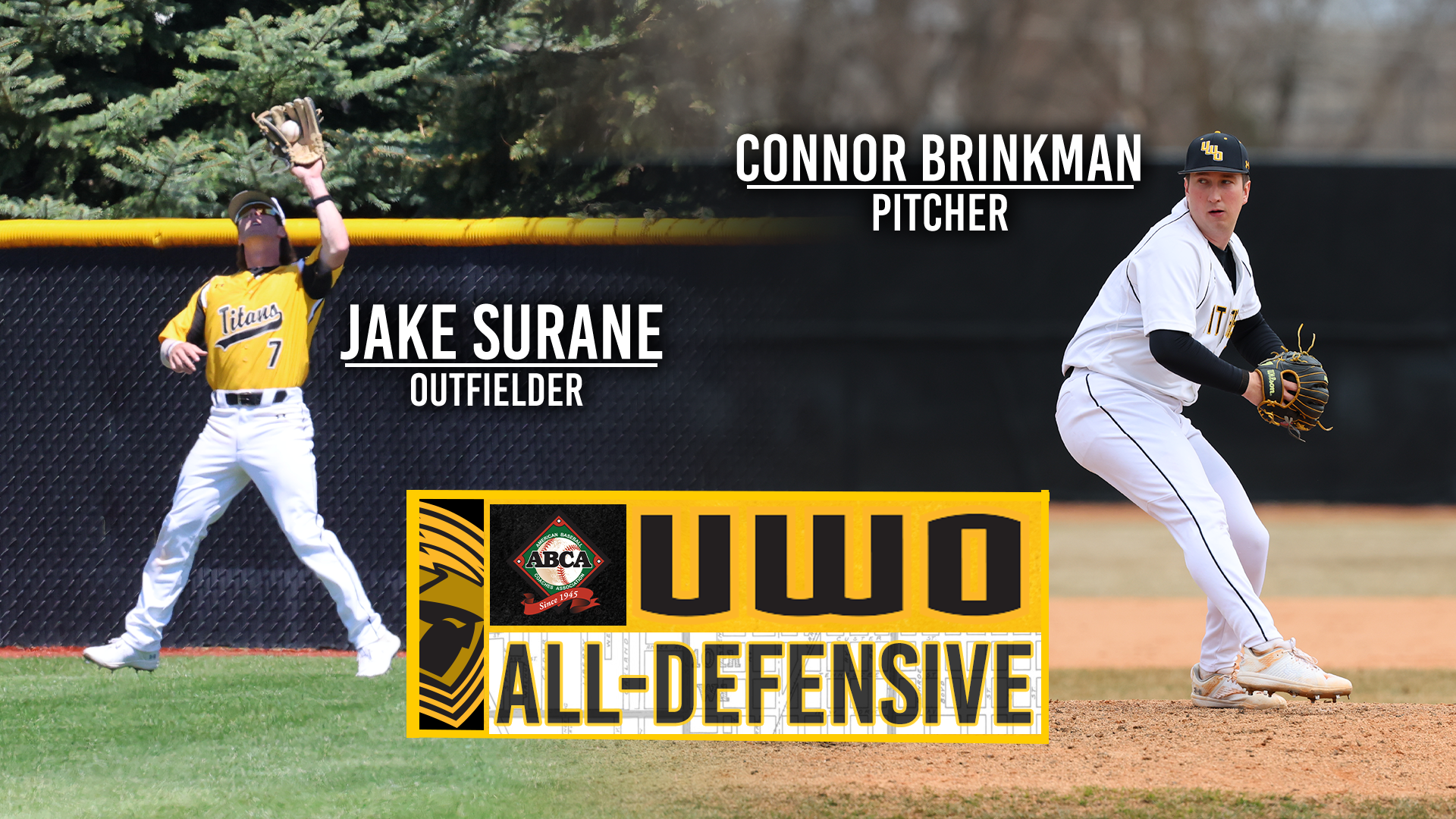 2025 Baseball ABCA Region All-Defensive Graphic