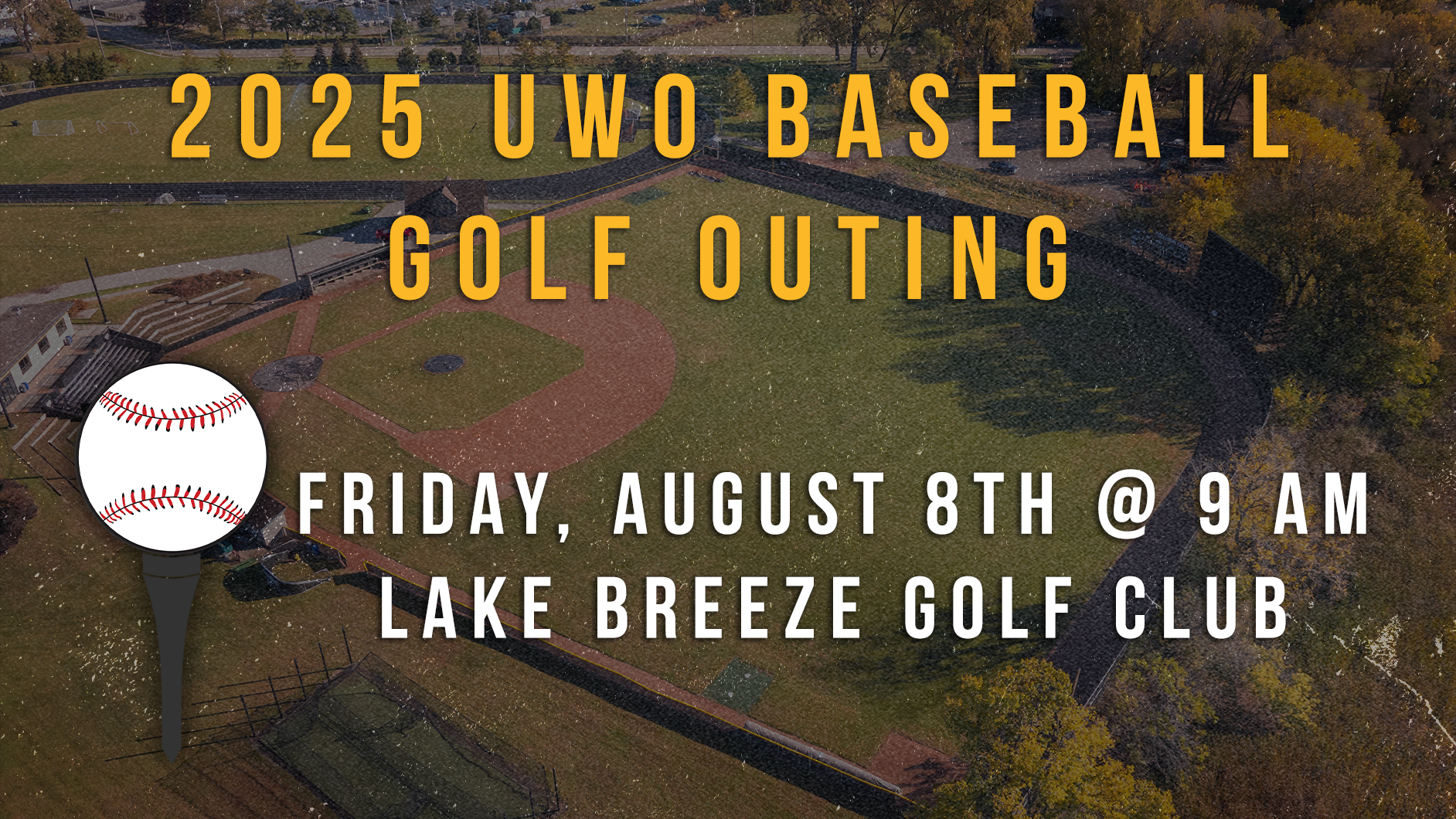 2025 Baseball Golf Outing Graphic