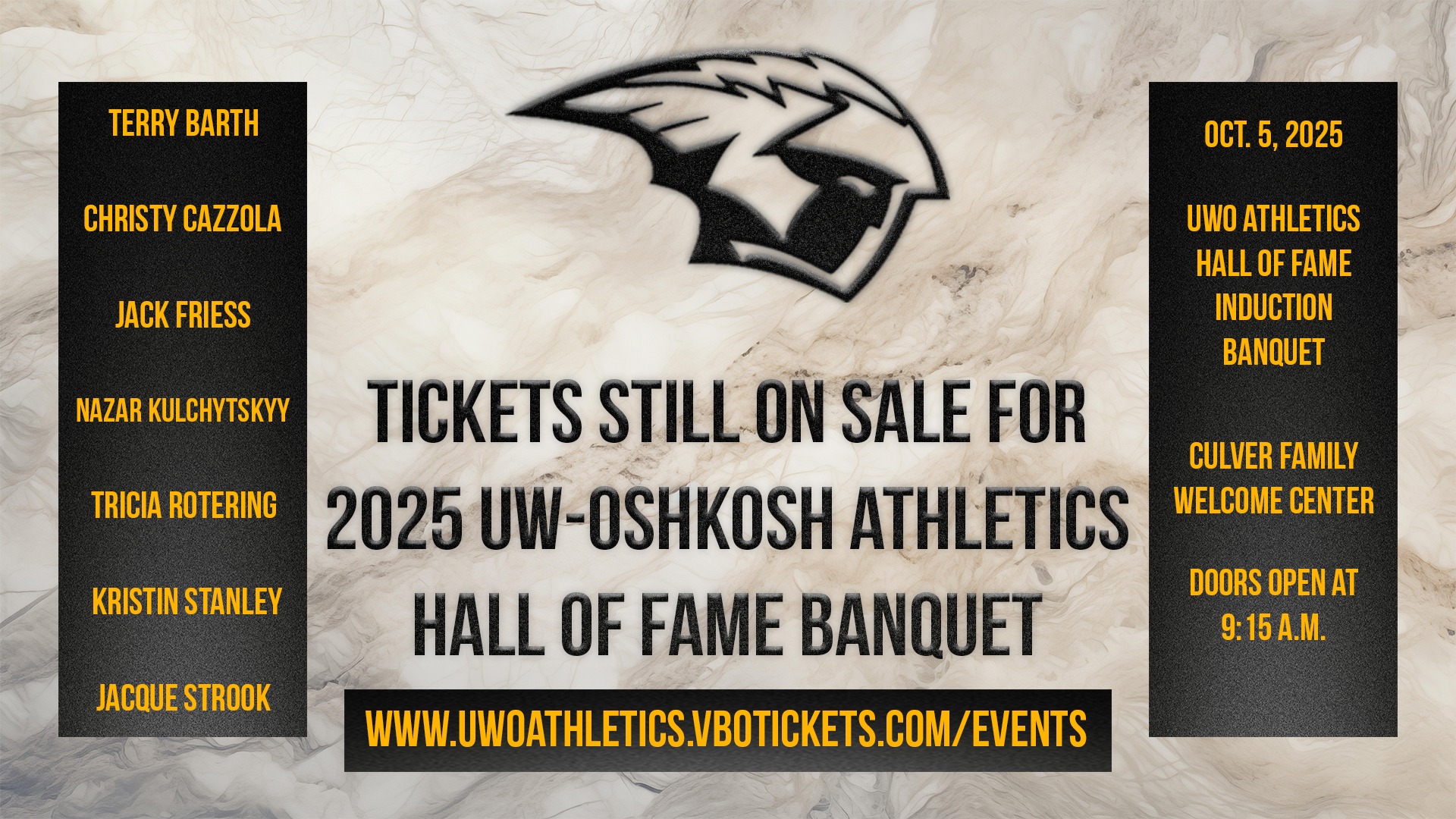 2025 Hall of Fame Tickets Graphic