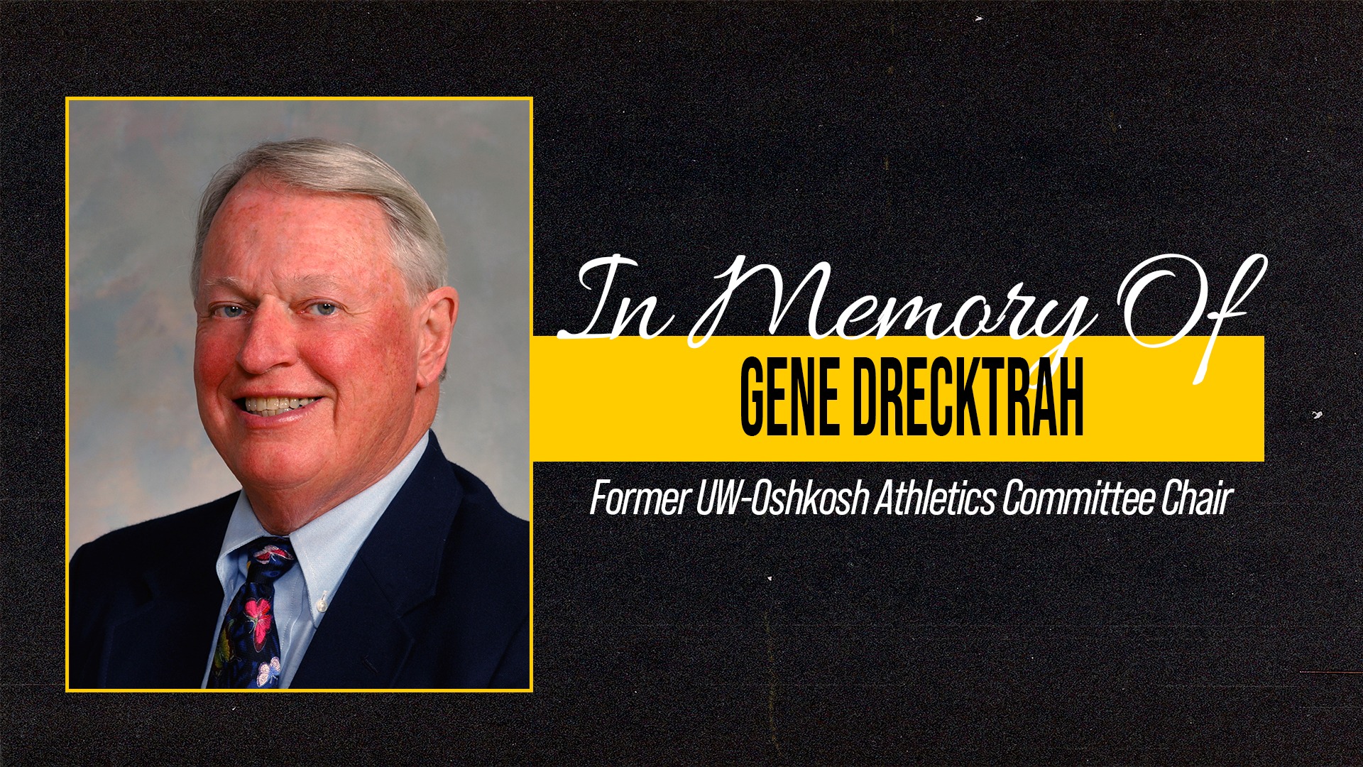 Gene Drecktrah Obituary Graphic