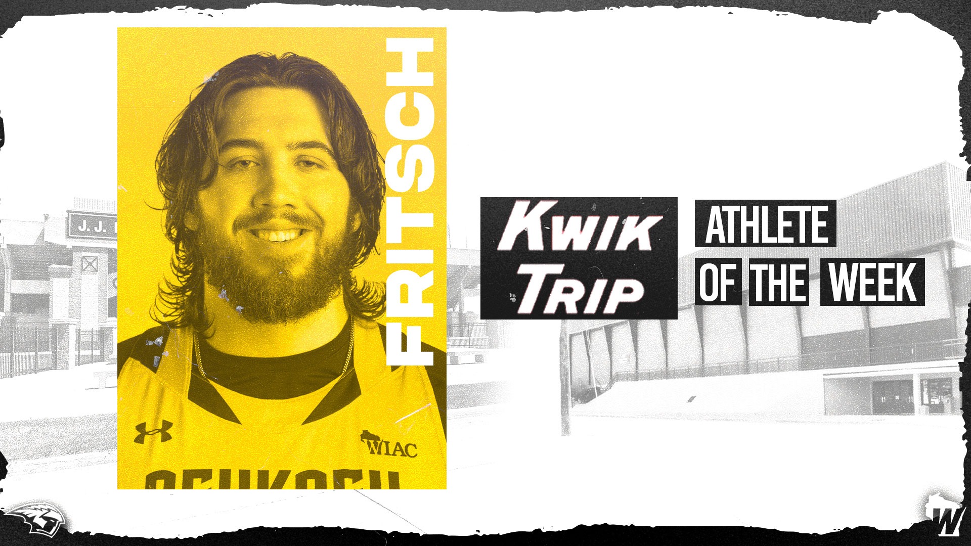 2025-26 Gavin Fritsch WIAC Athlete of the Week Graphic