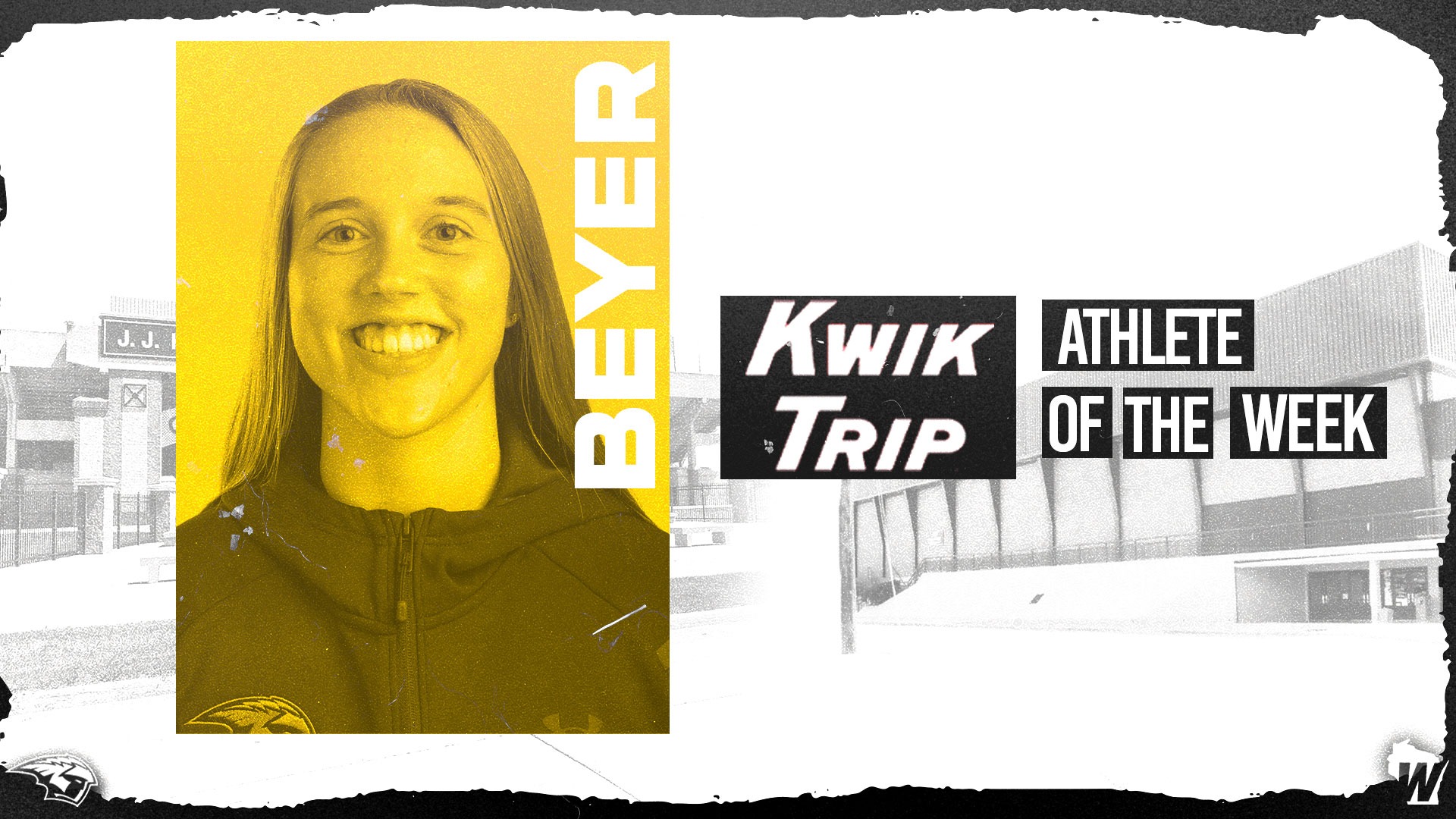 2025-26 Sammi Beyer WIAC Athlete of the Week Graphic