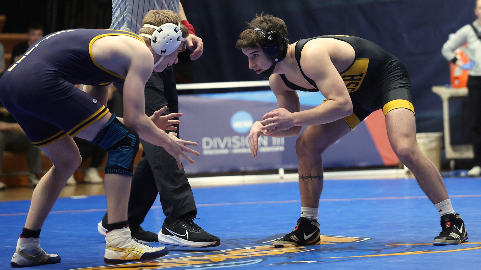 2026 Logan Harel Action Shot, circling his Lakeland opponent