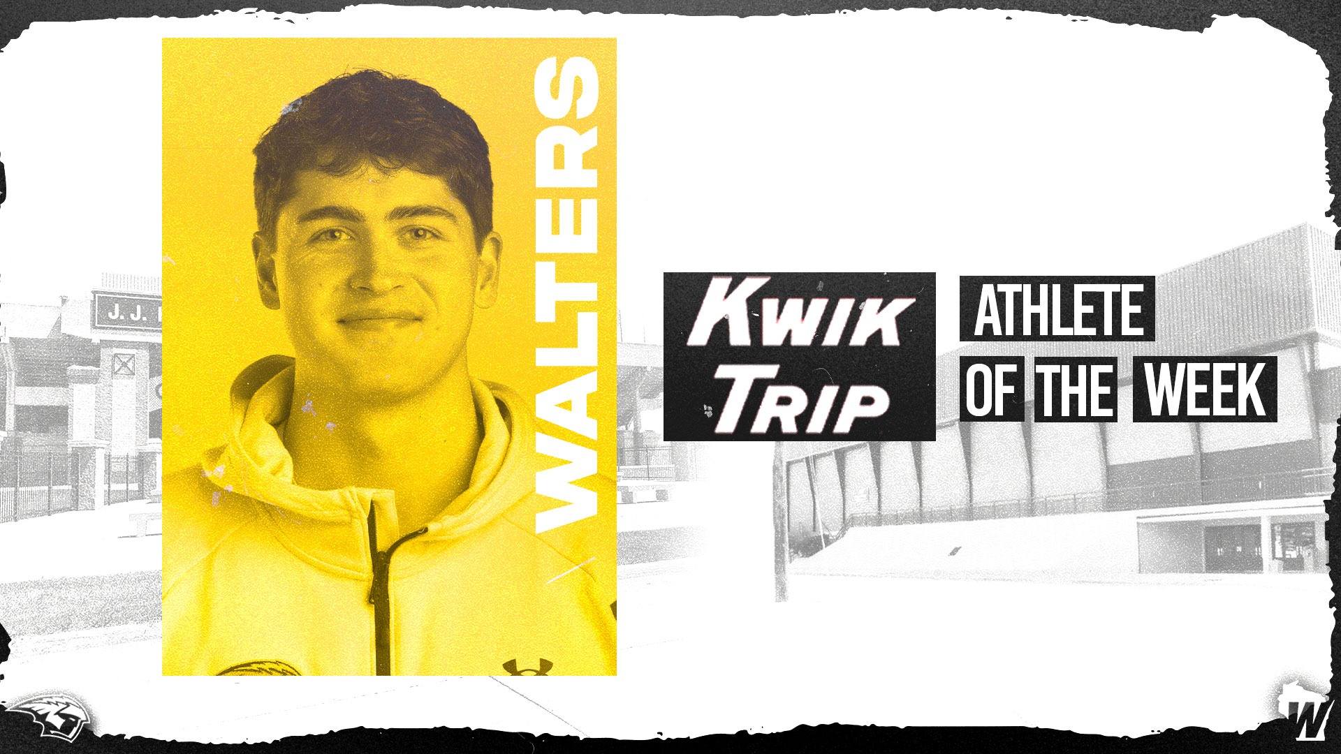 2026 Connor Walters WIAC Athlete of the Week Graphic