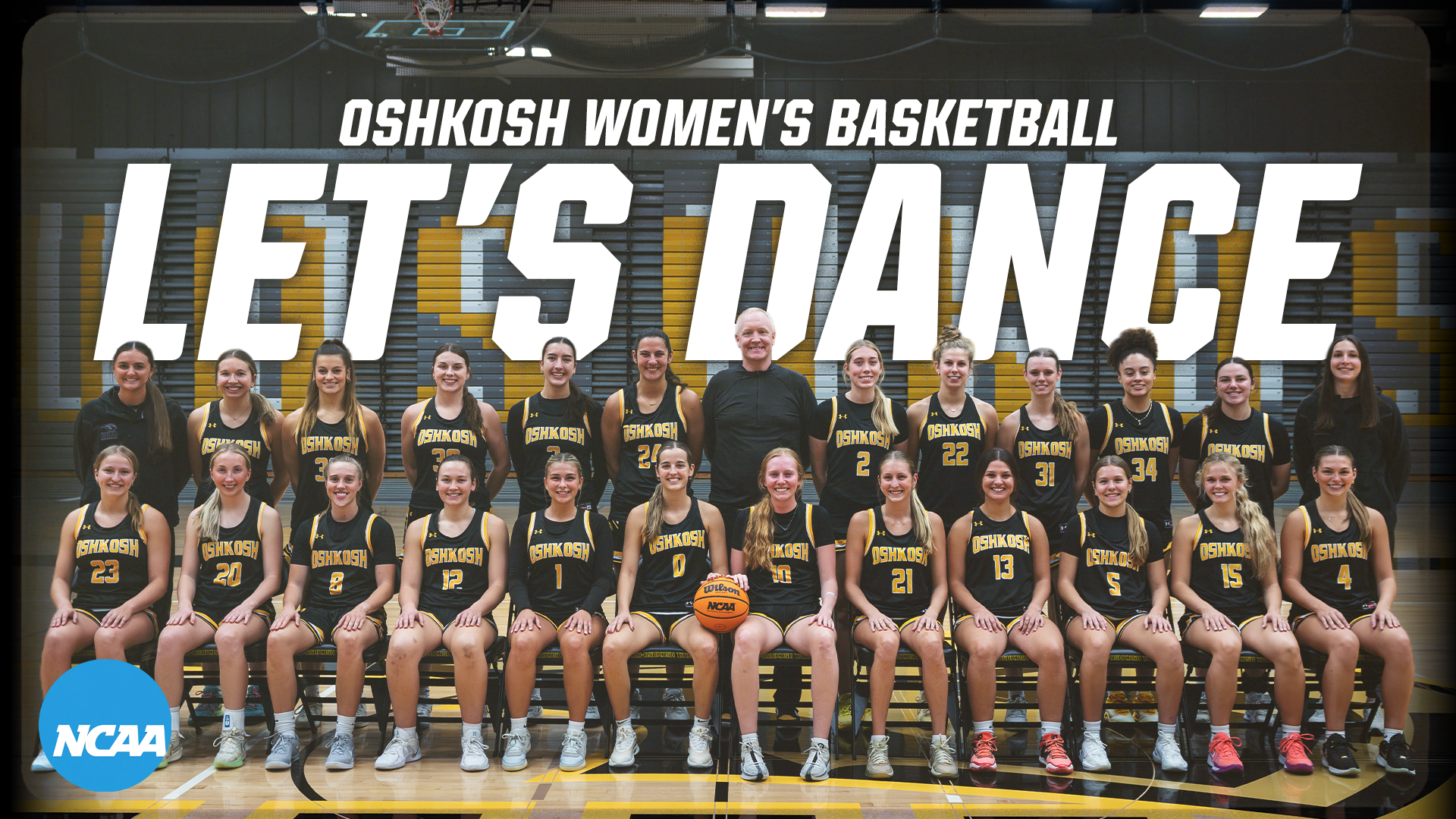 2026 Women's Basketball NCAA Championship Let's Dance Graphic