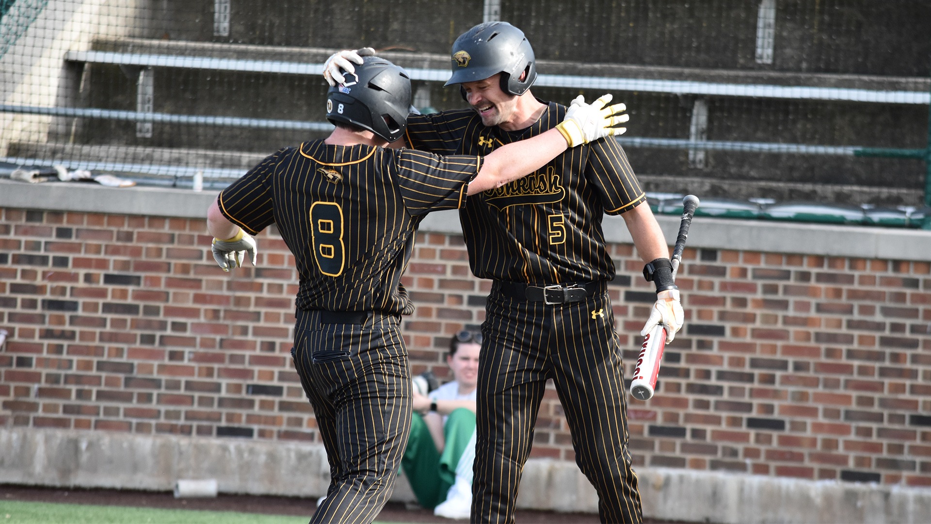 2026 Trevor Morris, Jack McKellips Action Shot, Illinois Wesleyan Game 1