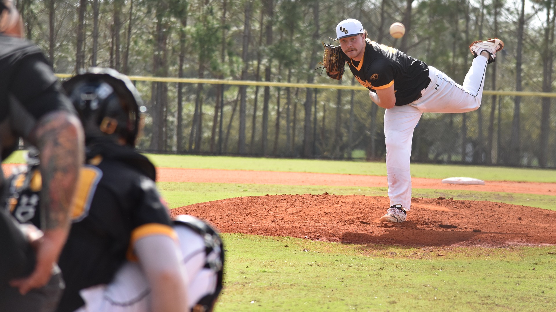 2026 Josh Jansen Action Shot, pitching against Concordia Chicago