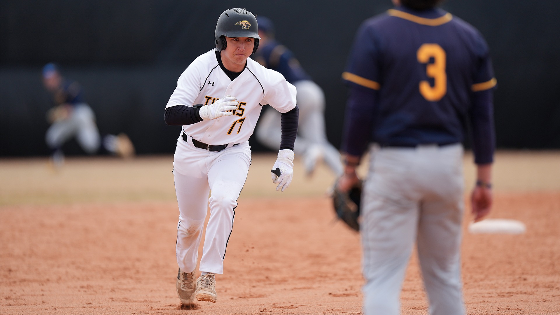 2026 Brenden Max Action Shot, running to third base against Eau Claire- Game 1