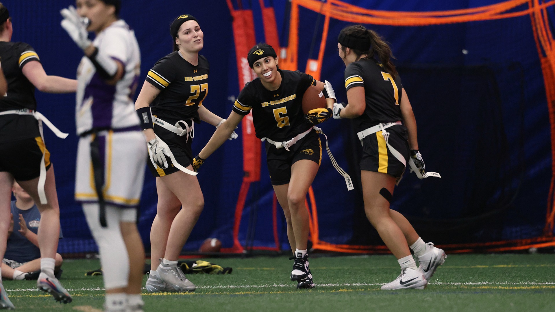2026 Kyana Williams Action Shot, celebrating with teammates after scoring against Rockford- Game 1