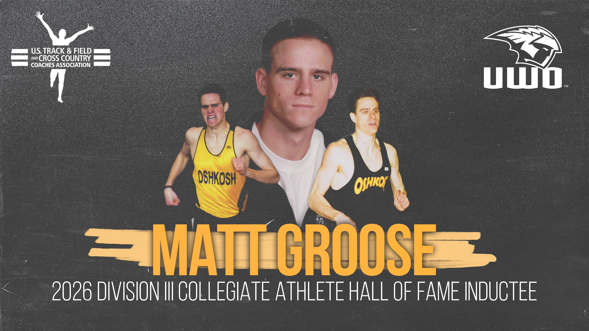 Matt Grosse USTFCCCA Hall of Fame Graphic
