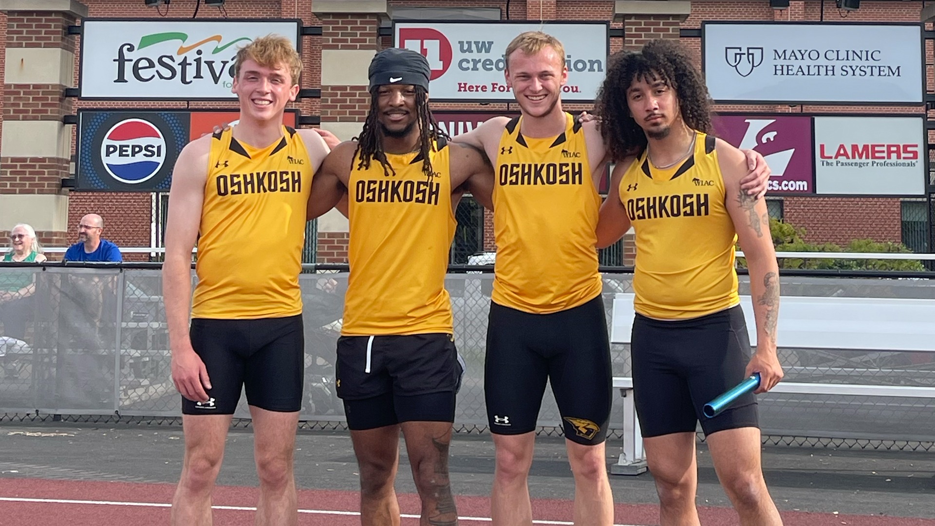 2026 4x100-Meter Relay Division III-Record Squad Photo