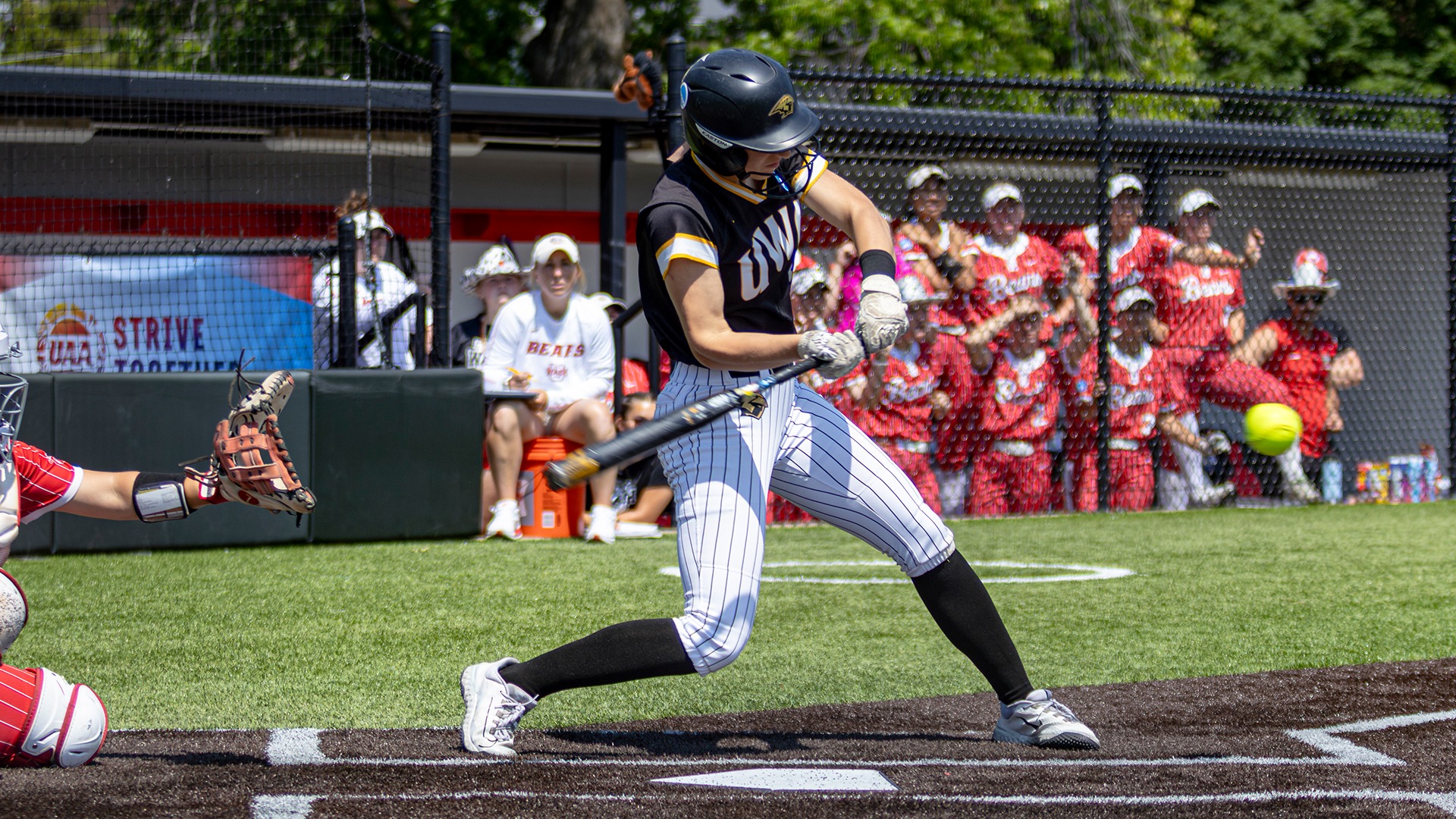 2026 Haylie Wittman Action Shot, hitting against WashU- NCAA Regional