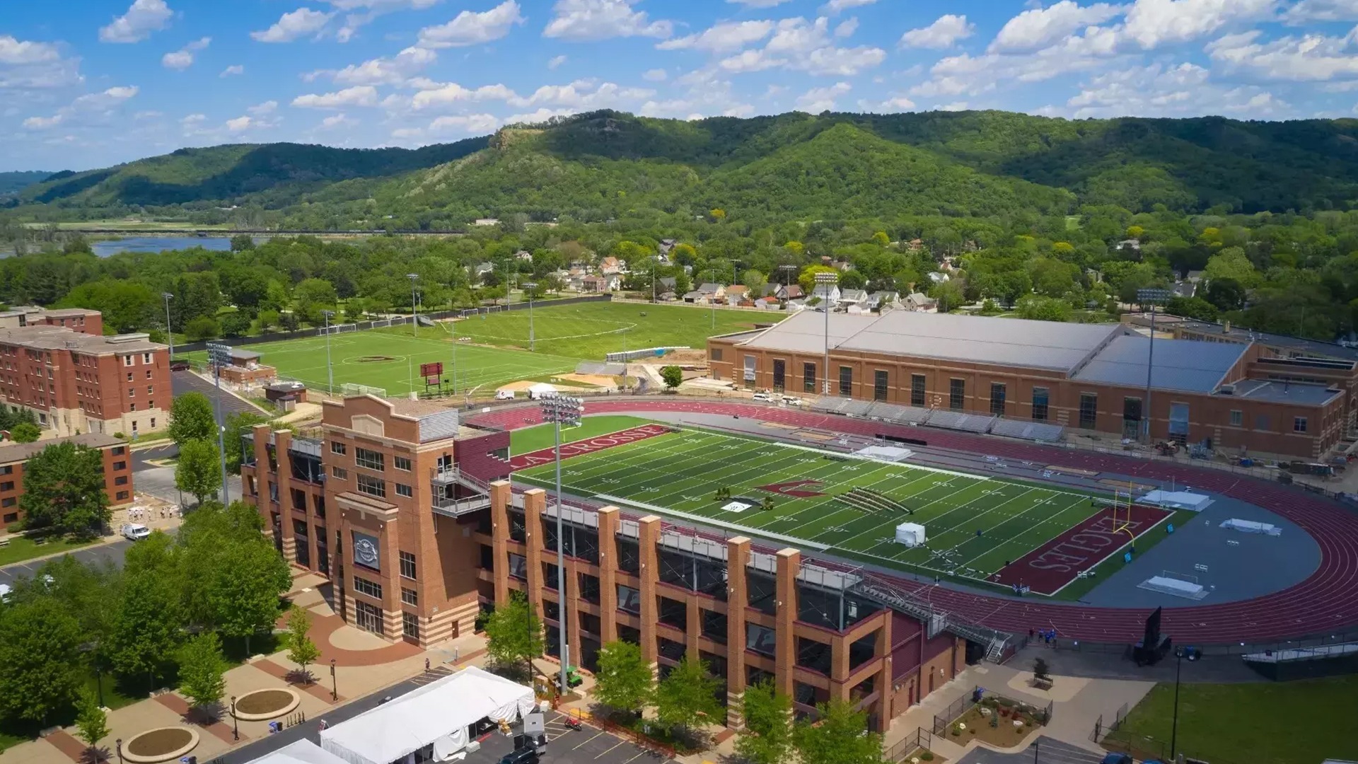 Roger Harring Stadium at Veterans Memorial Sports Complex Aerial Photo