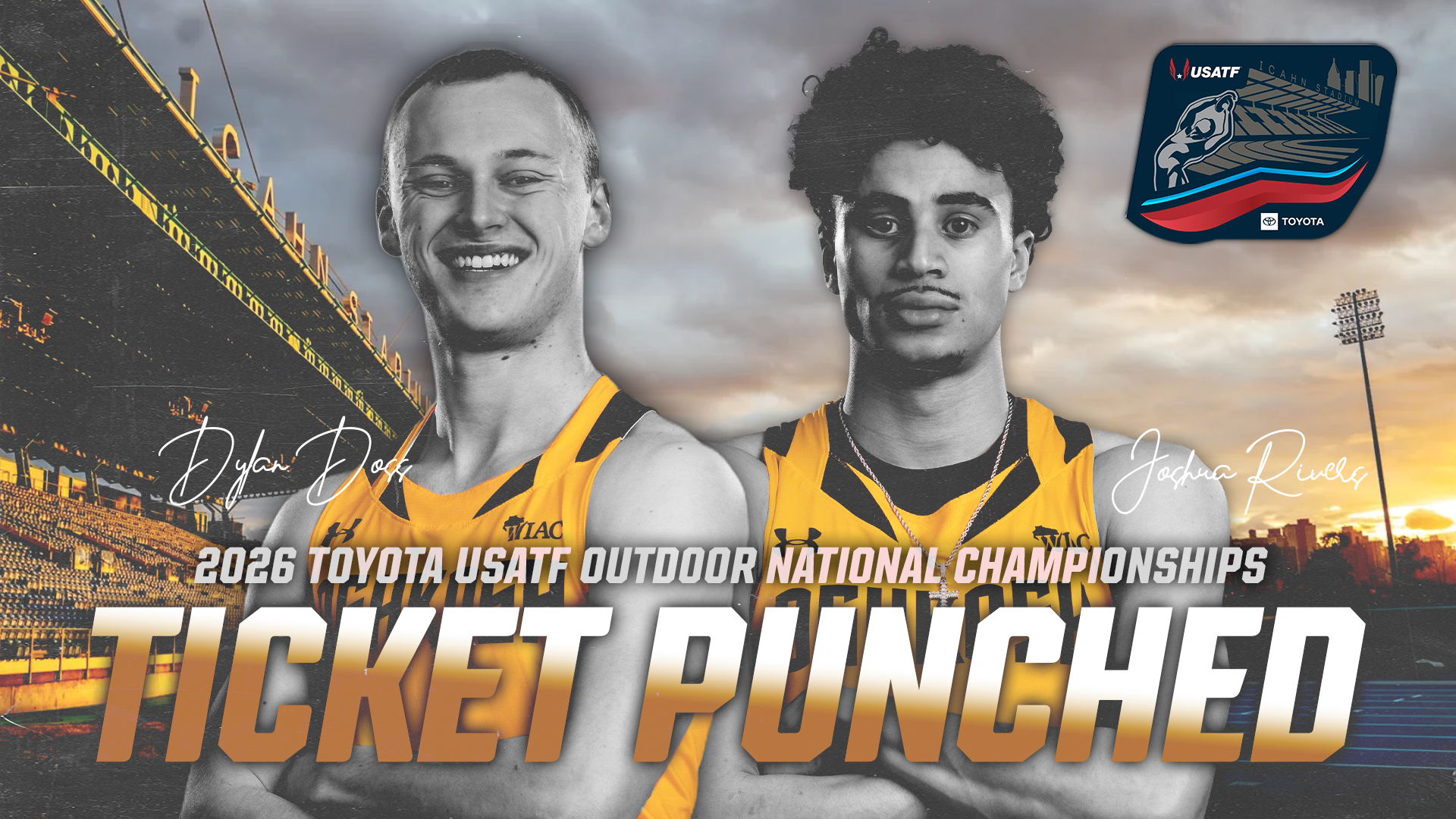 20226 Dylan Doss, Joshua Rivers USATF Outdoor Championships Qualified Graphic