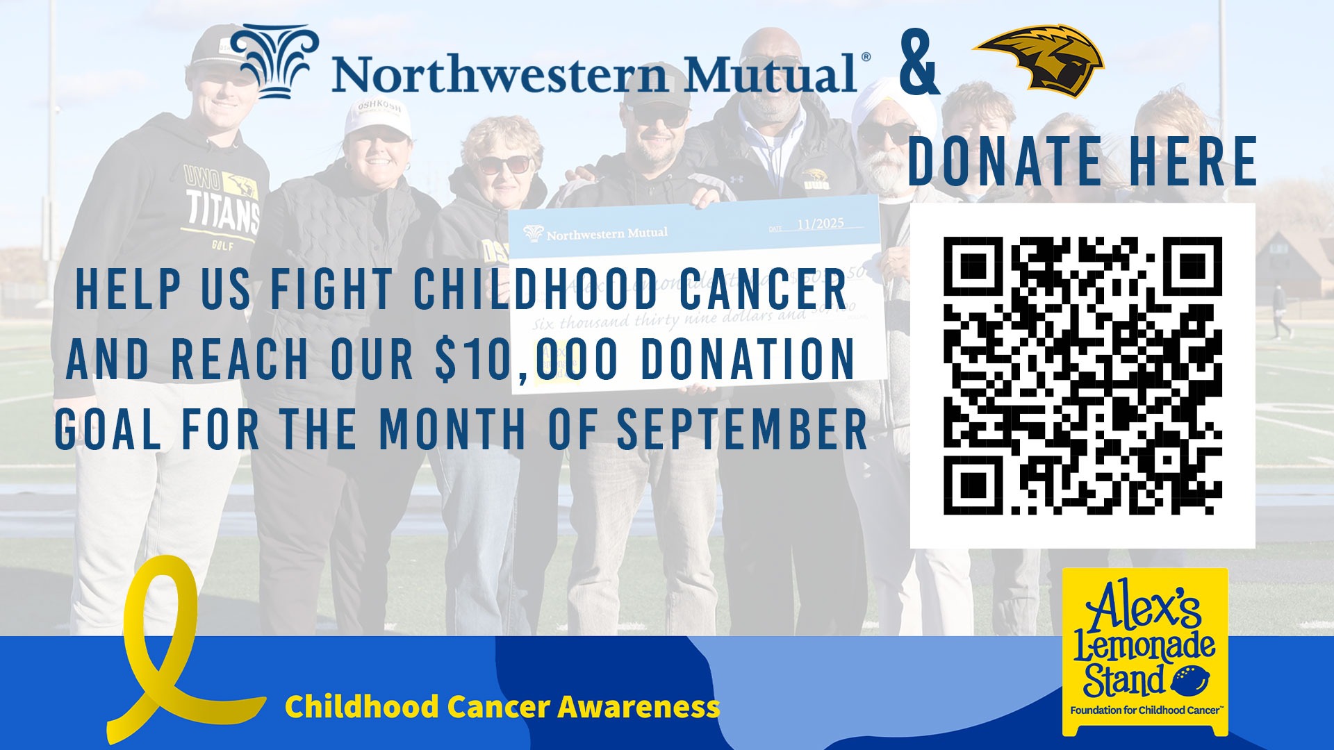 2026 Northwestern Mutual Alex's Lemonade Stand Graphic