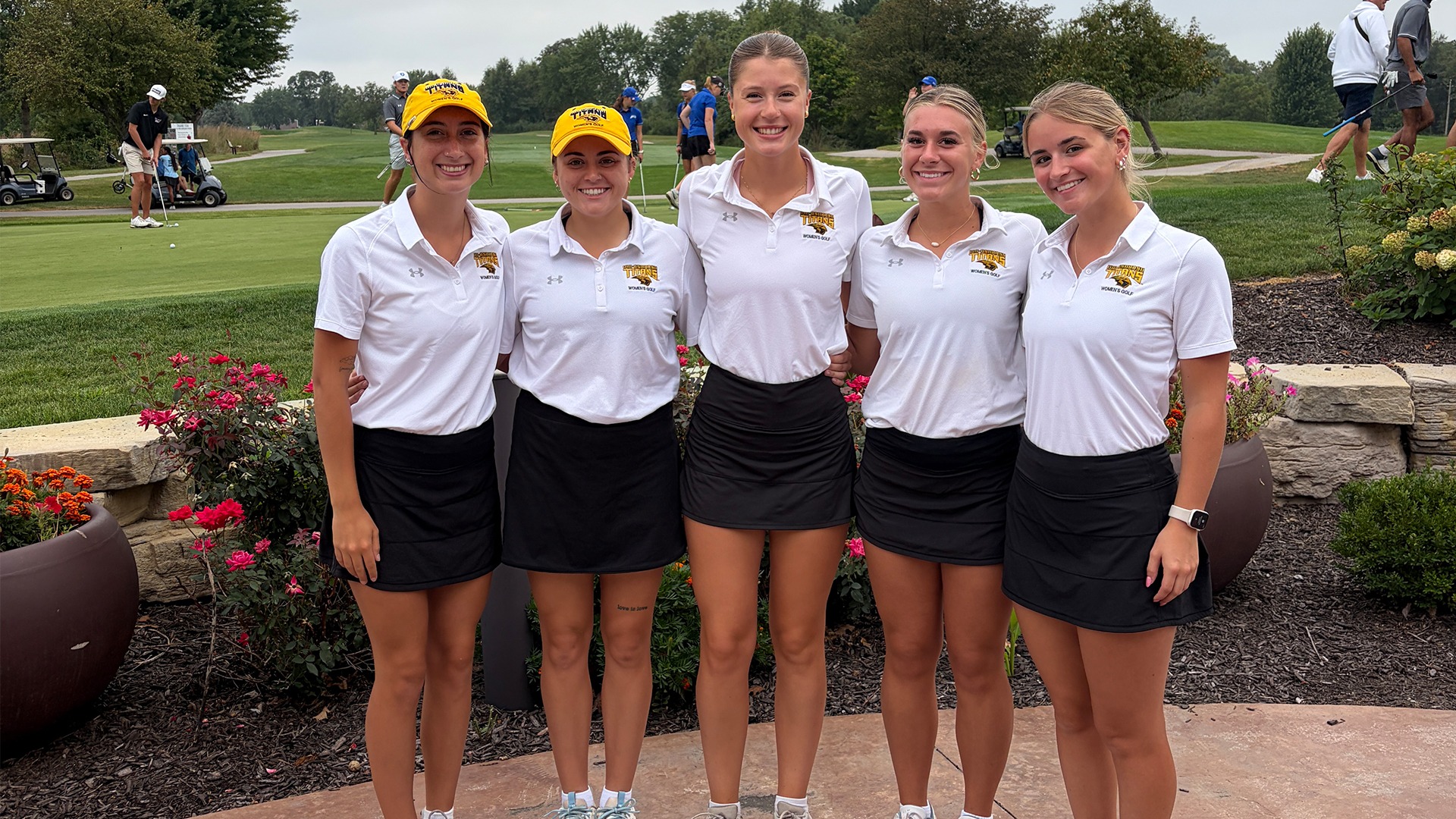 2026 Women's Golf Group Shot After Augustana Highland Championships