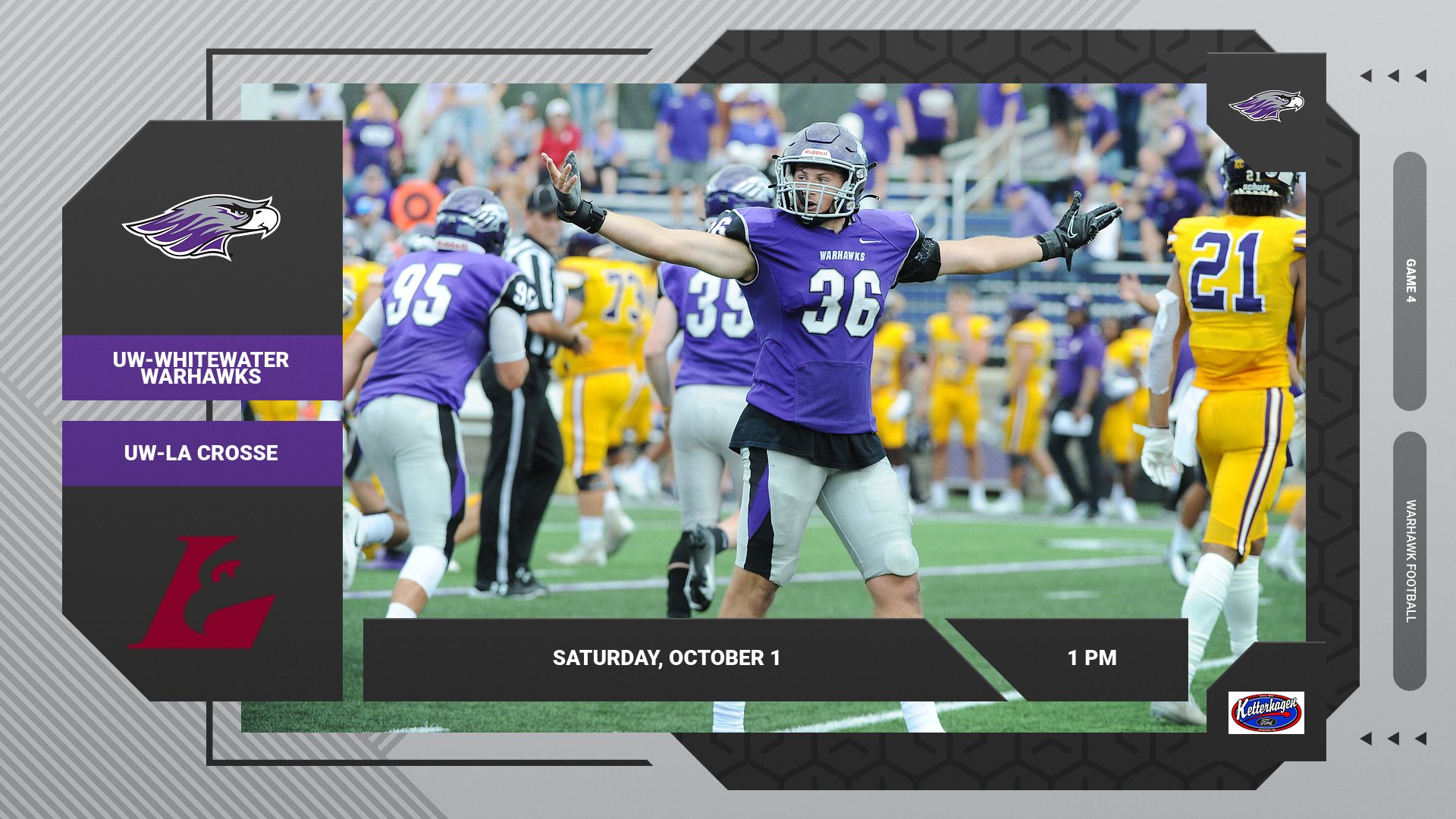 Ketterhagen Ford Football Preview Game 4 at UWLa Crosse University