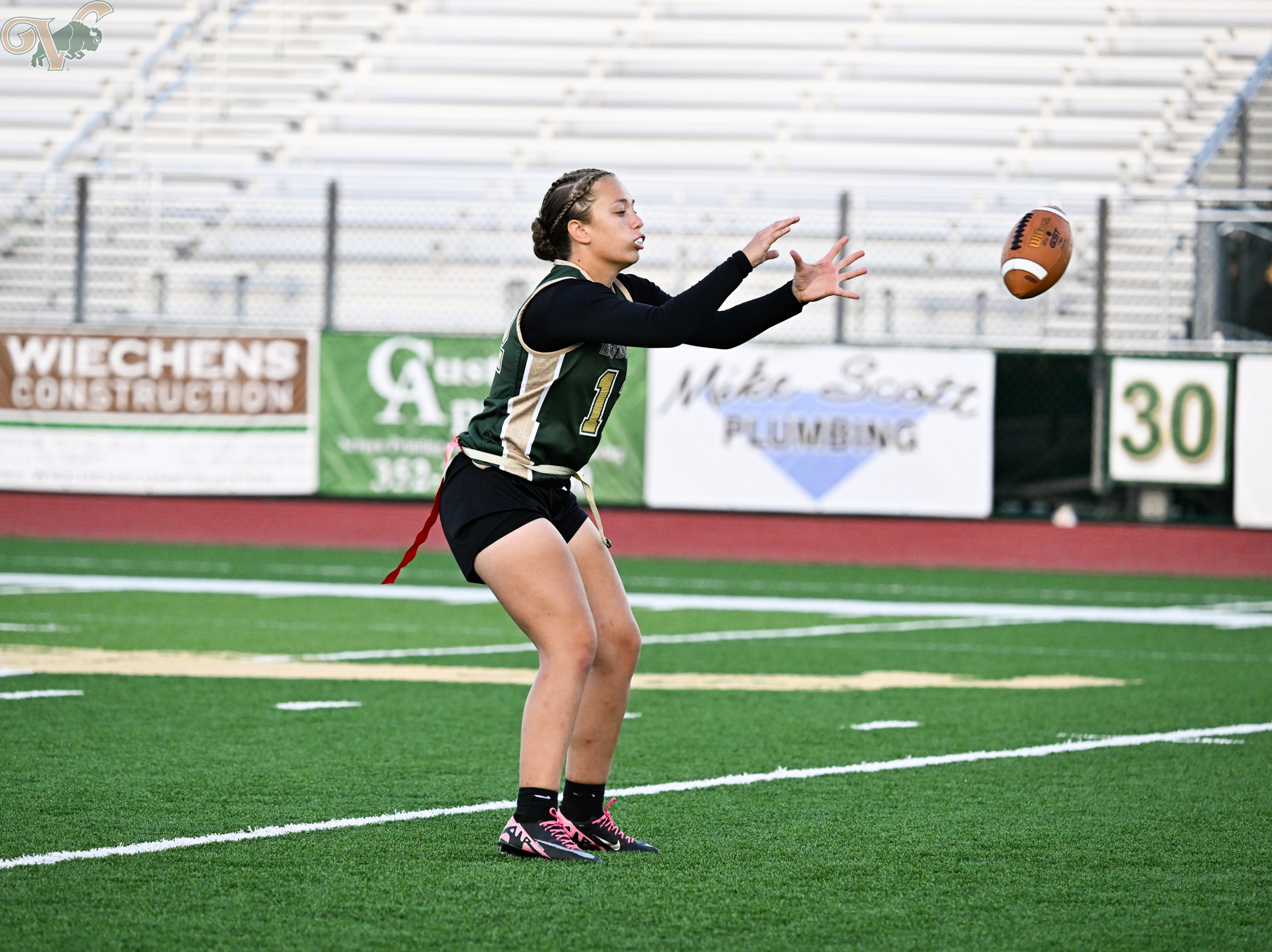 VHS flag football hosts Crescent City in the Class 1A-District 5 semifinals on April 15, 2025, at The Villages High School.