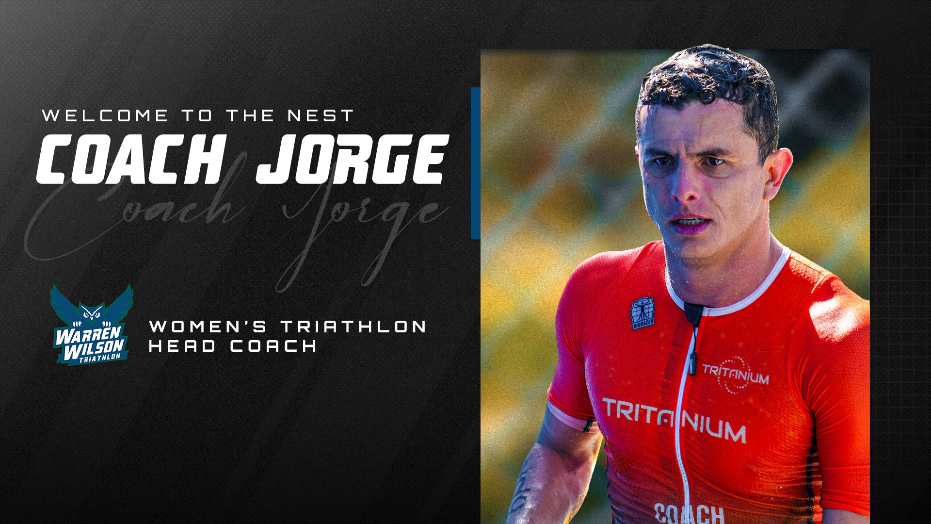 Introducing Coach Jorge, the new Warren Wilson College Women's Triathlon Head Coach.