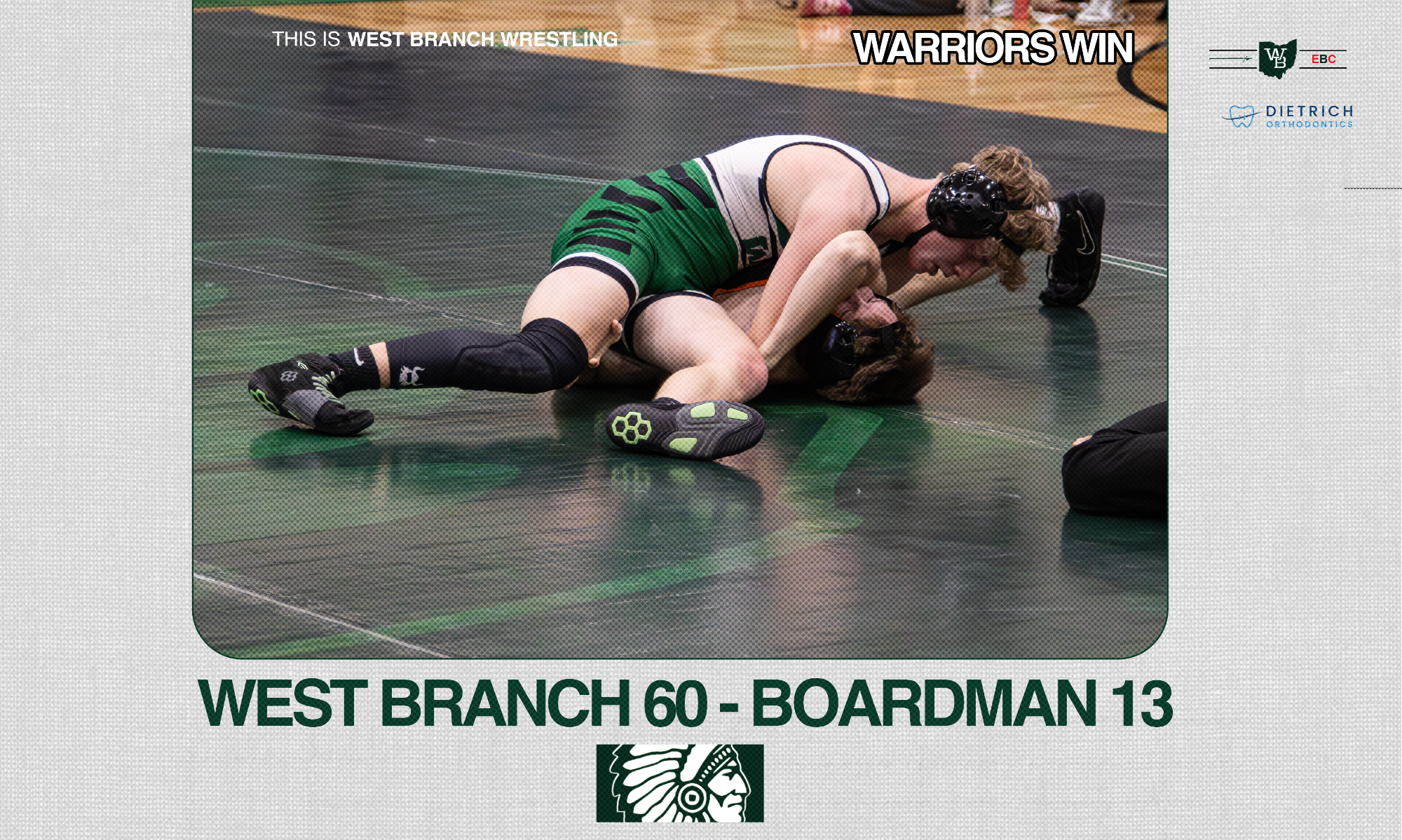 Boys Wrestling at Boardman