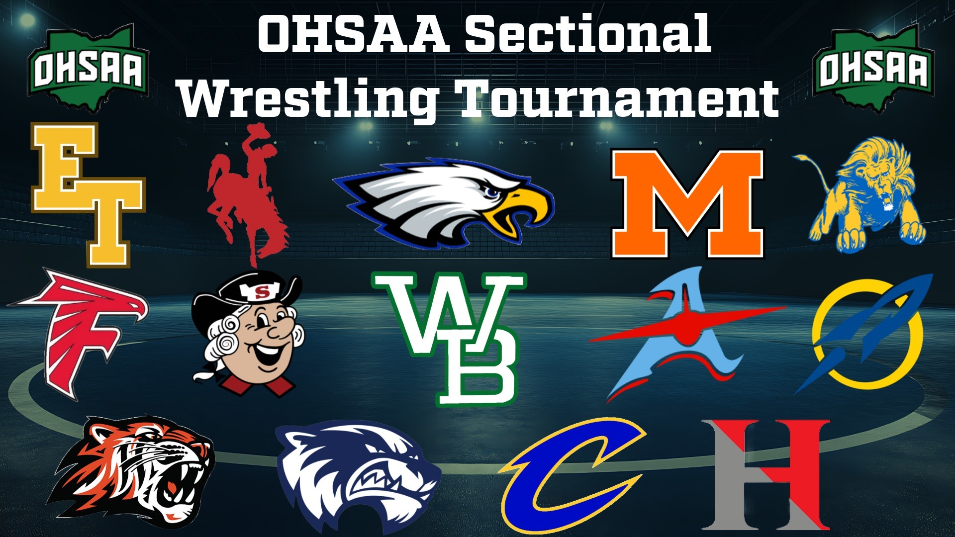 Wrestling Sectionals Graphic