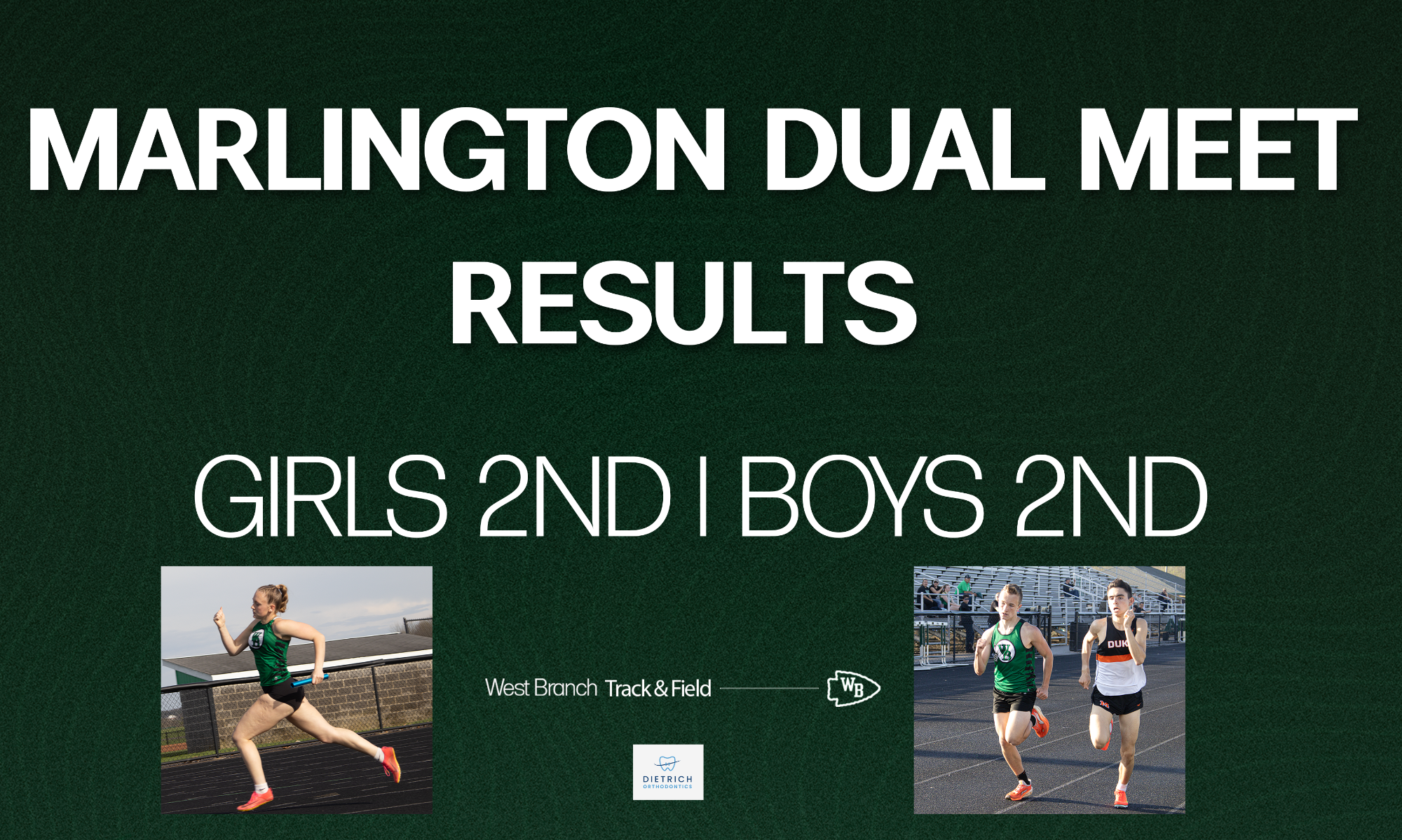 Dual Meet vs Marlington Results