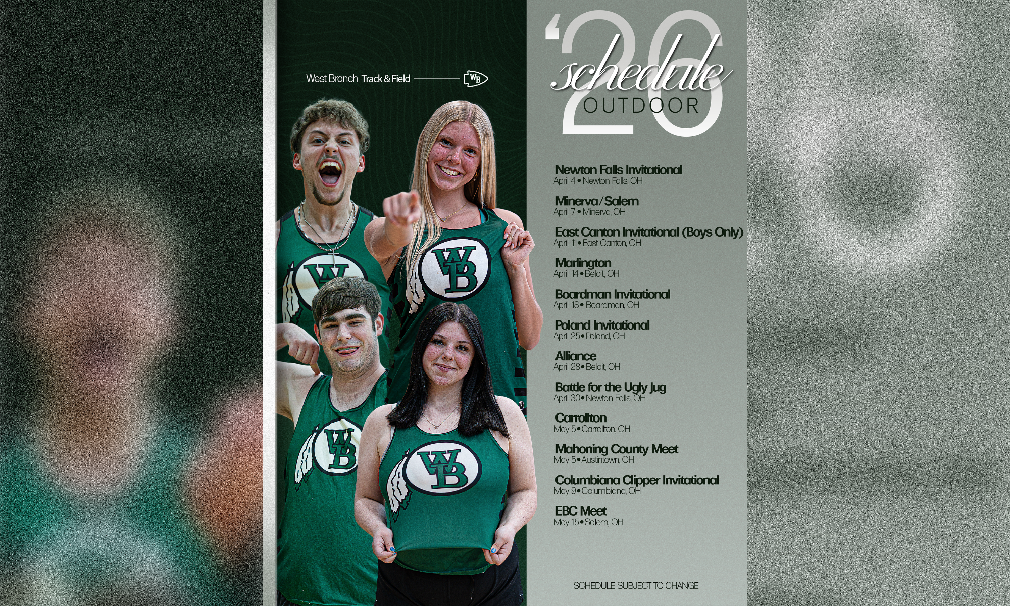 2026 Track & Field Schedule