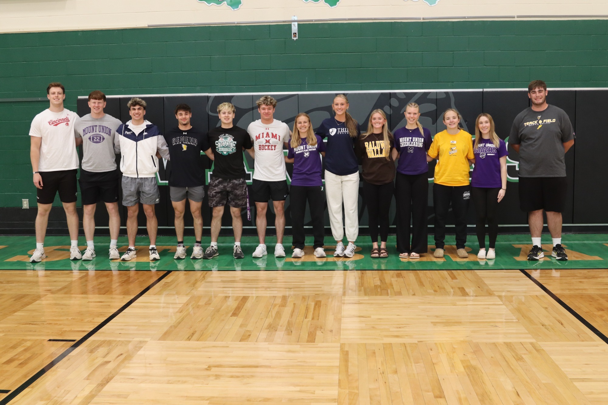 2026 College Athletes Group Picture
