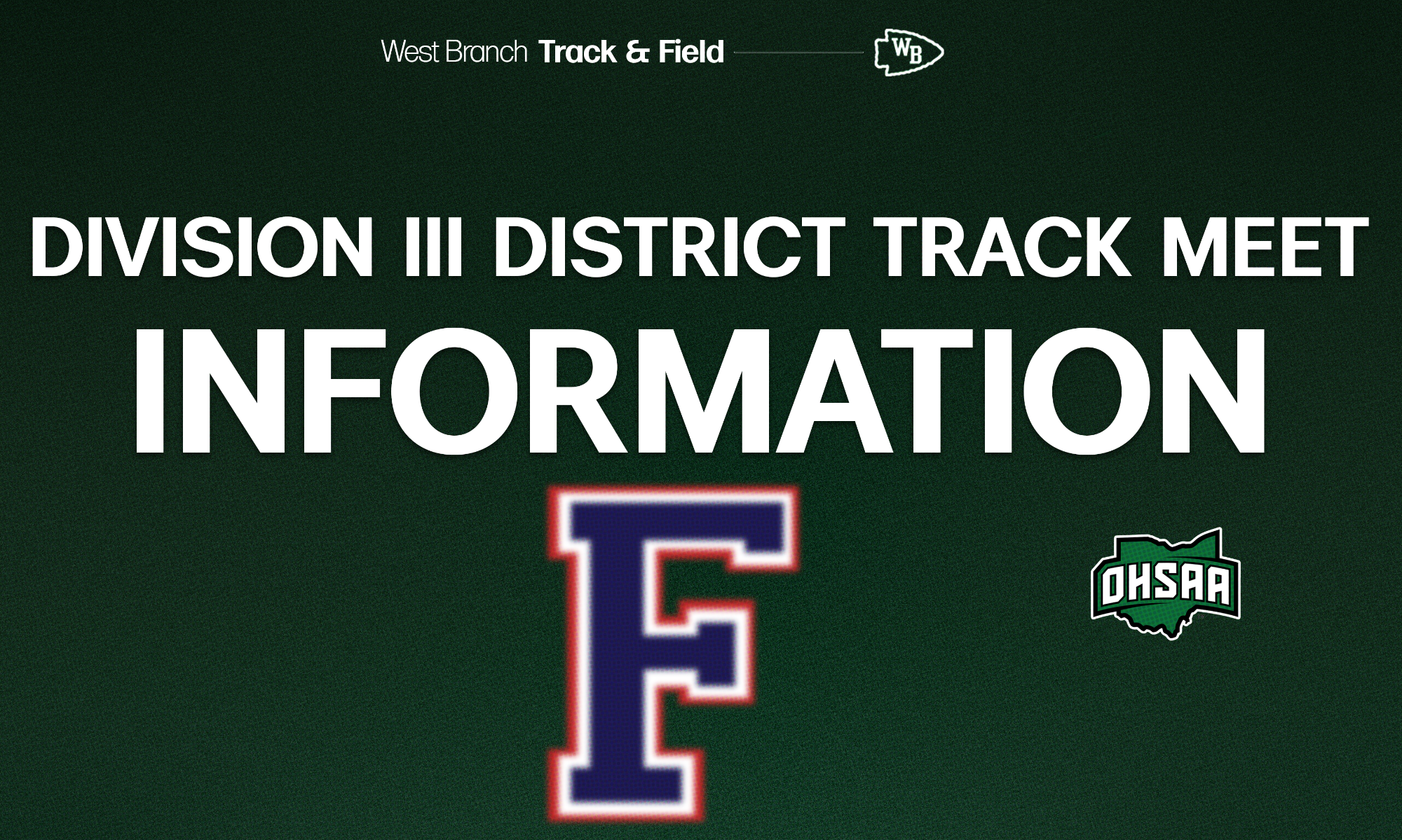District Track Meet Info