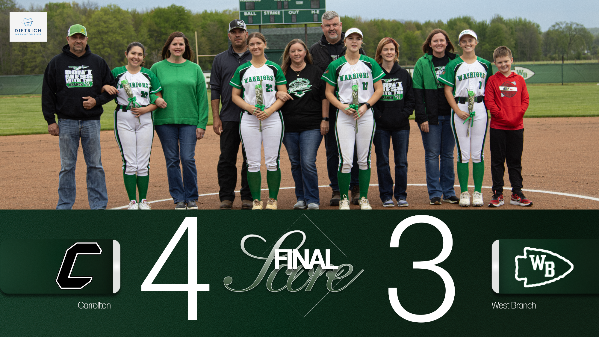 West Branch Softball Senior Night