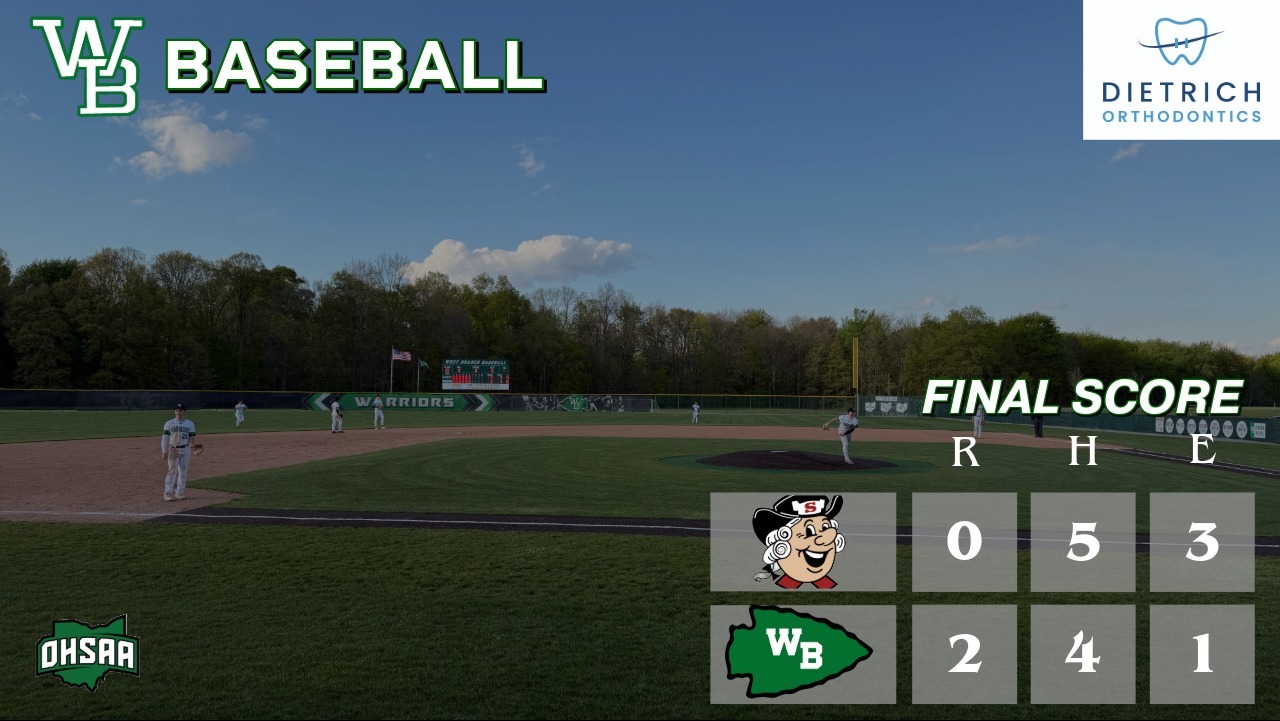 Baseball Final Score vs Salem 2