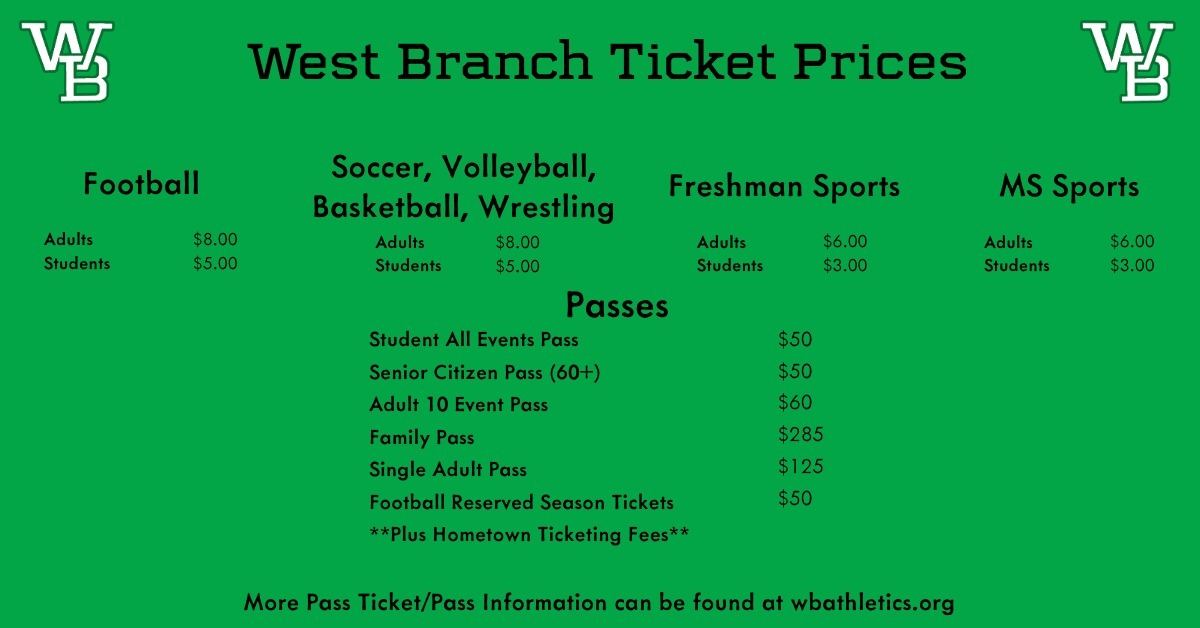 2026 Ticket Information