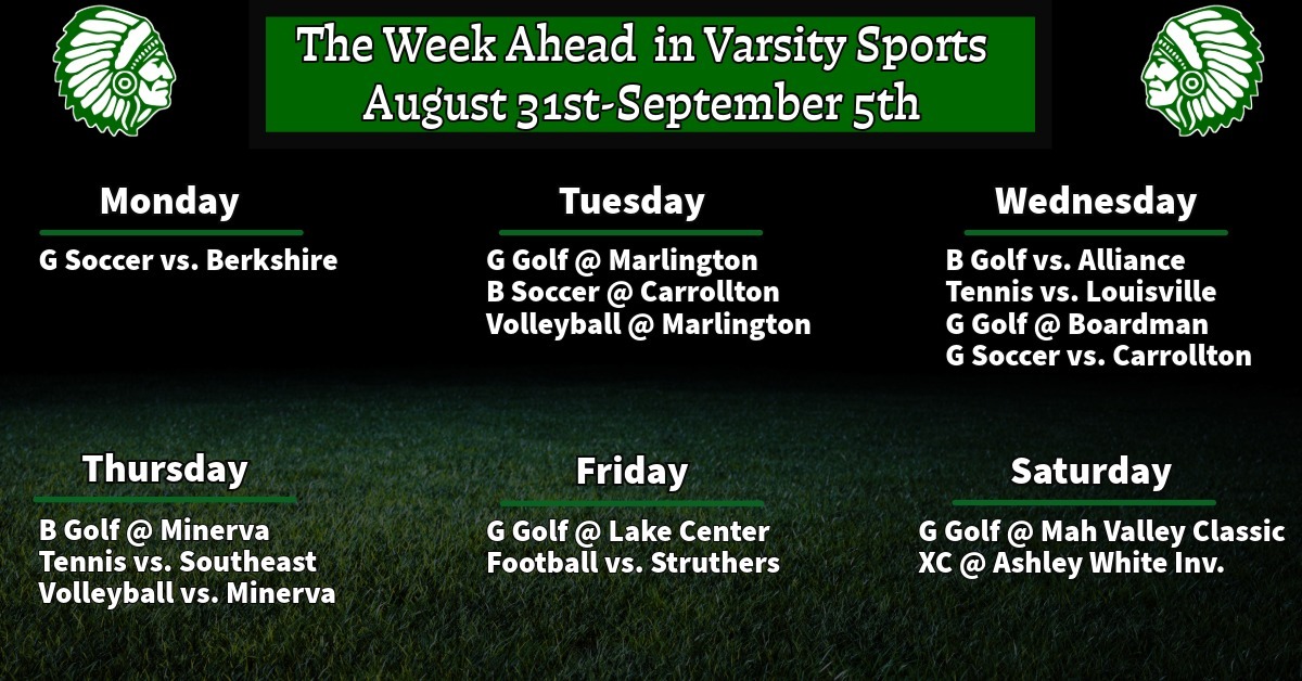 Week Ahead Aug 31