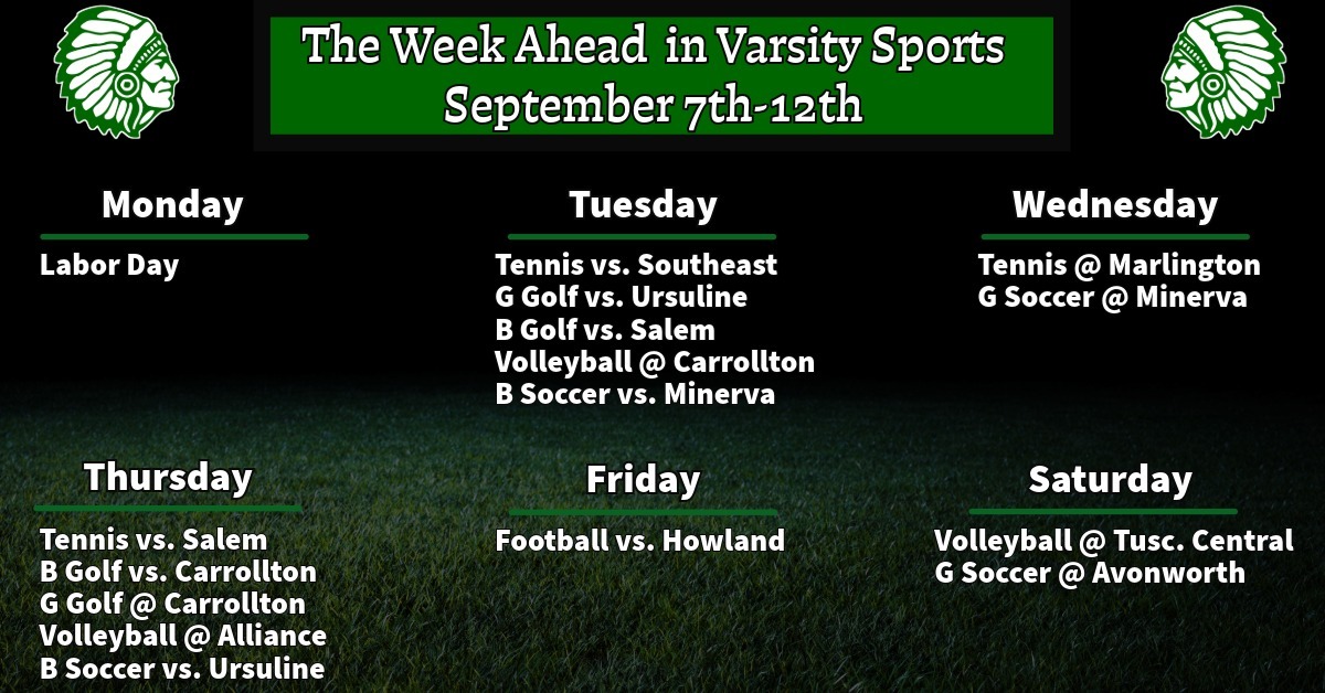 Week Ahead September 7th