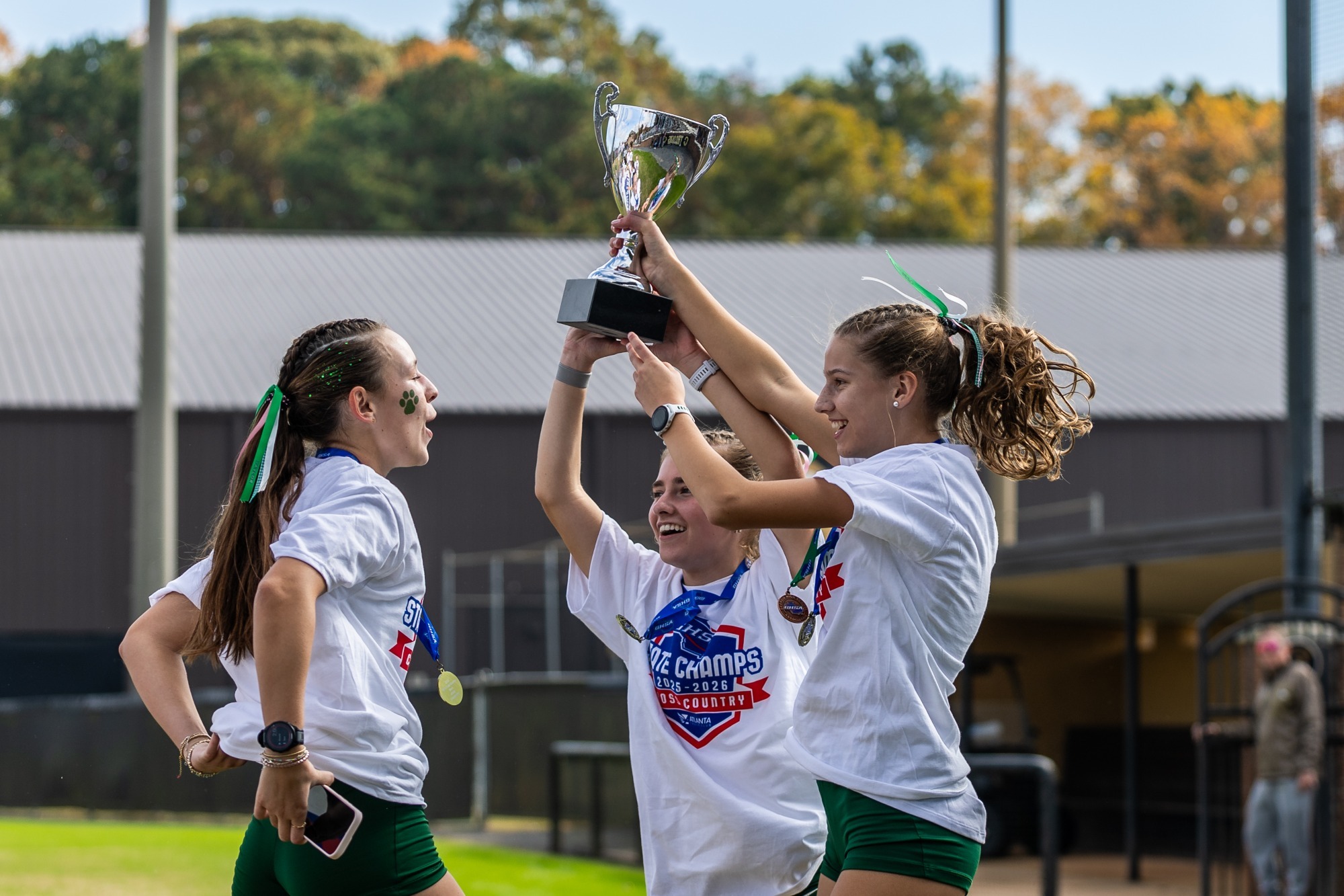 Girls XC State Celebrate