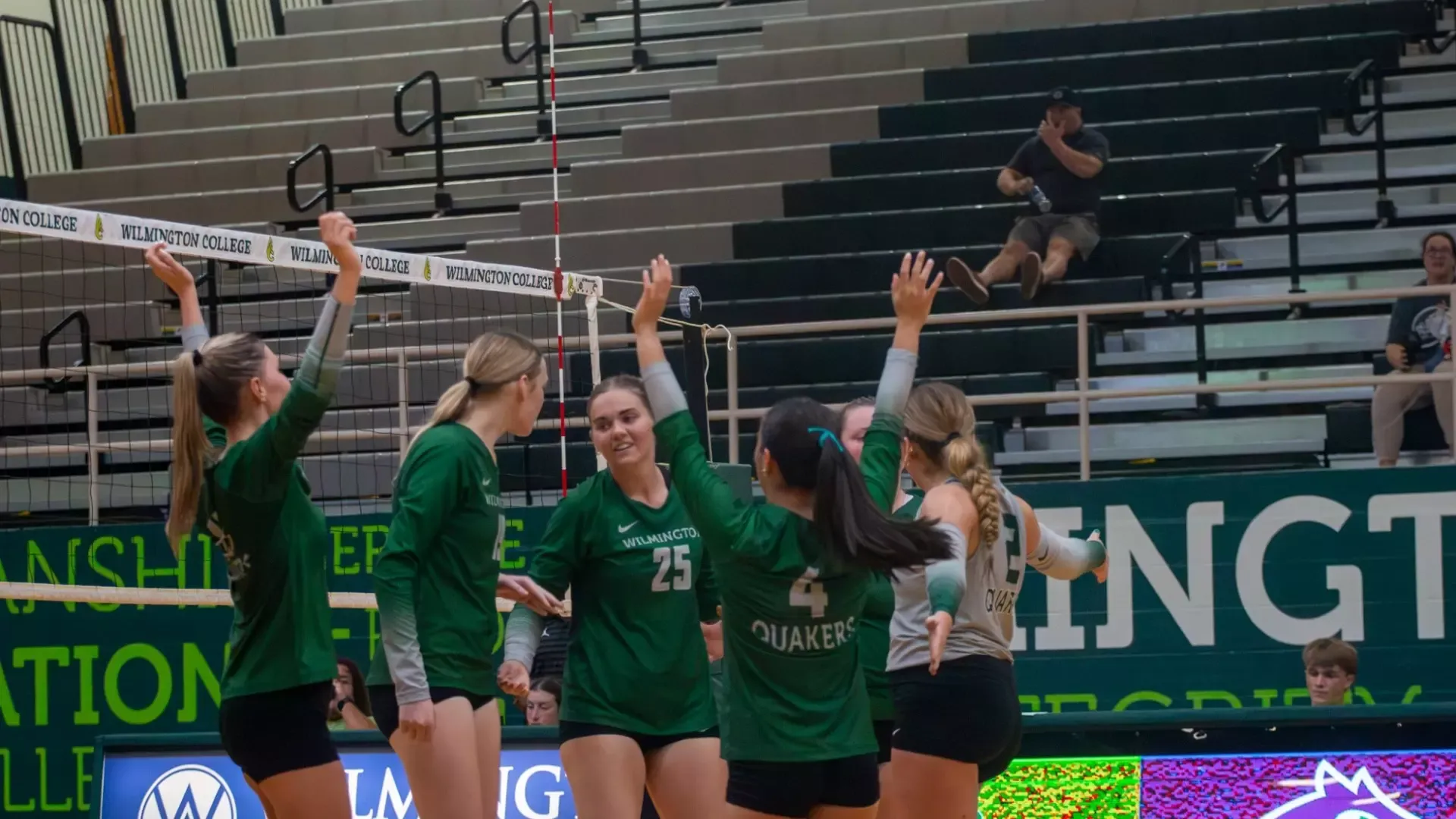 Wilmington celebrated big point en route to 3-1 win over Kenyon