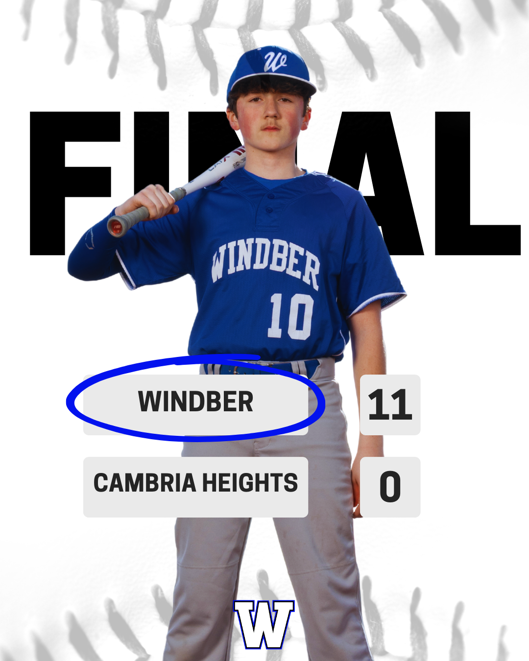 Ben Ragermwindber Windber JH Baseball Tops Penn Cambria 12-2 Behind Big Fourth Inning ...
