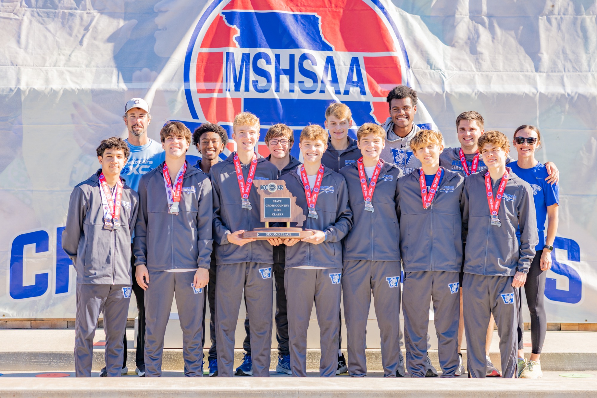 Boys Cross Country at Class 3 State Meet