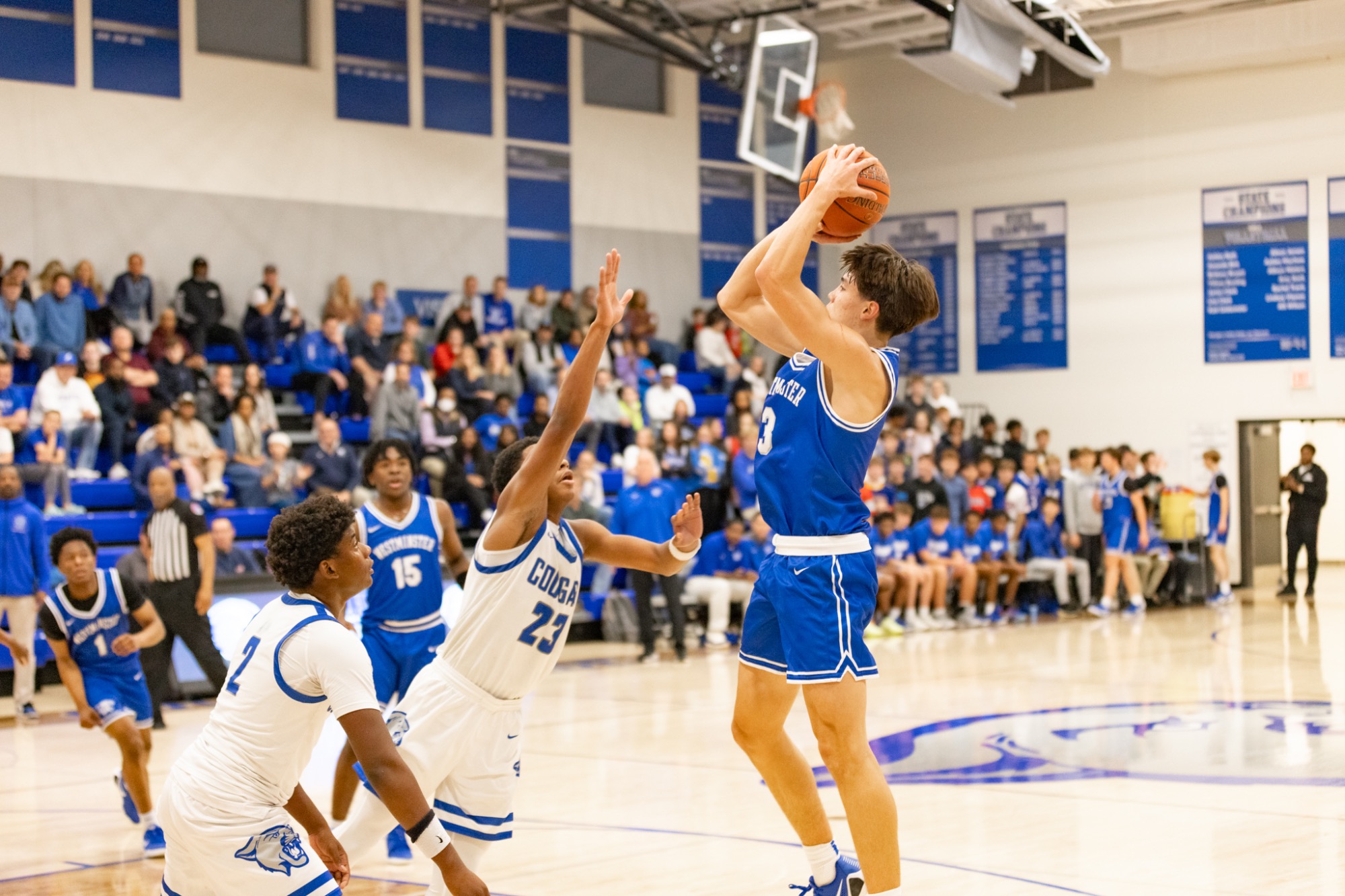 Boys Basketball at Lutheran St. Charles