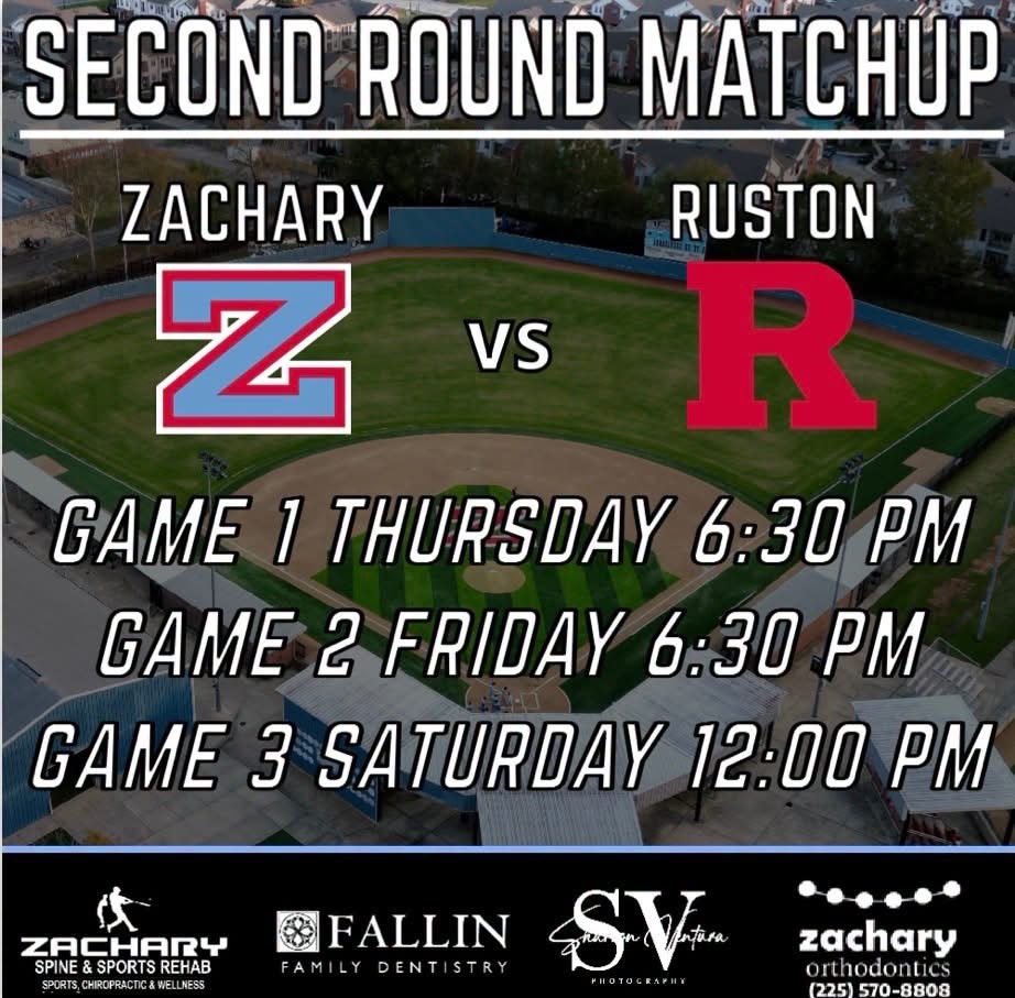 ZACHARY BASEBALL REGIONAL ROUND