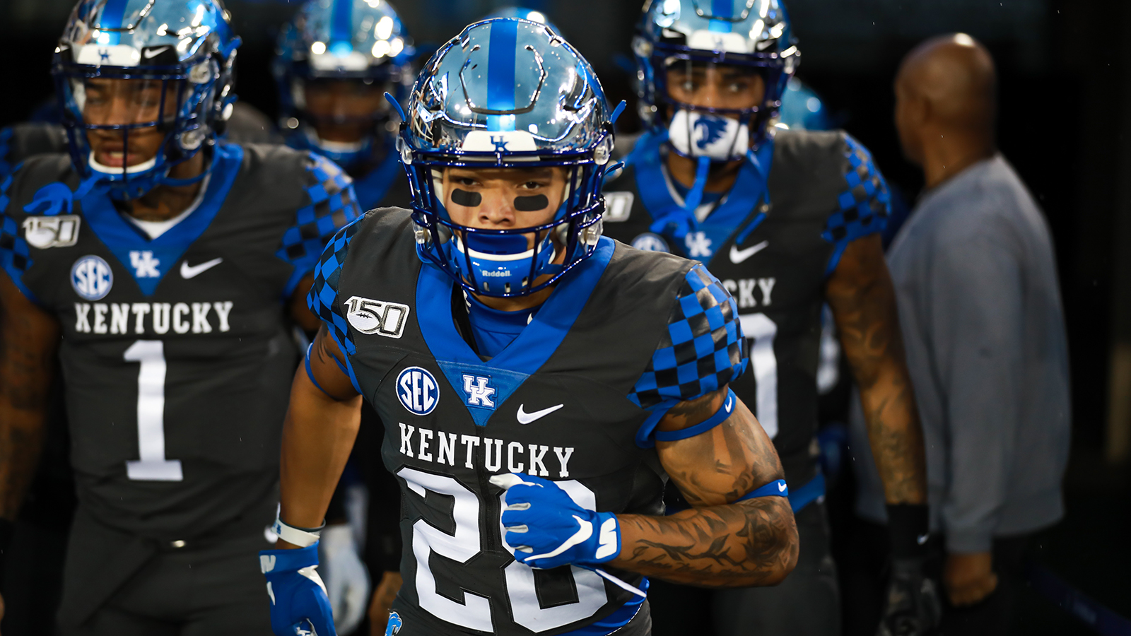 University of Kentucky Wildcats Football Uniform