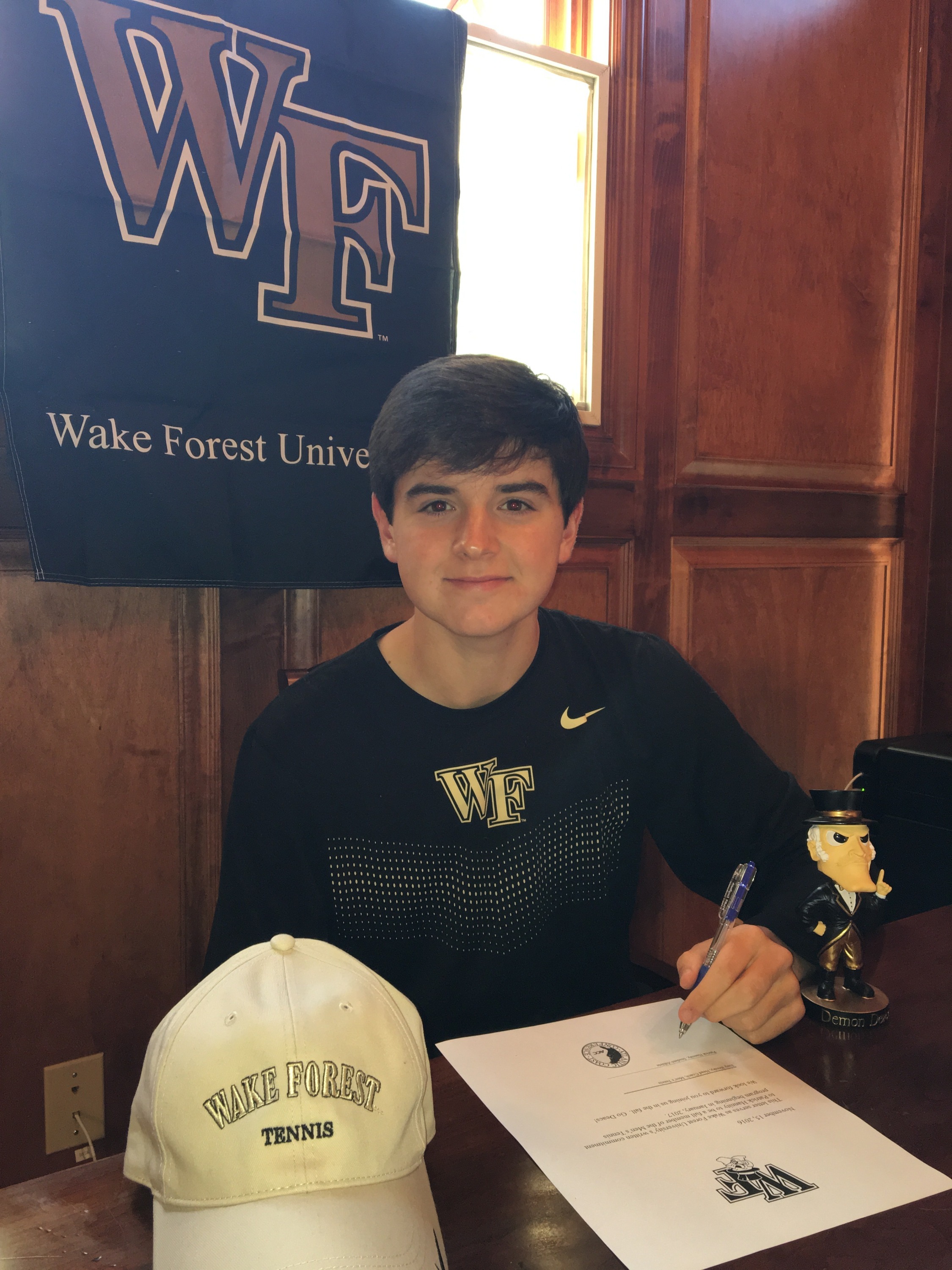 Bresky Adds Patrick Hannity to Signing Class Wake Forest University